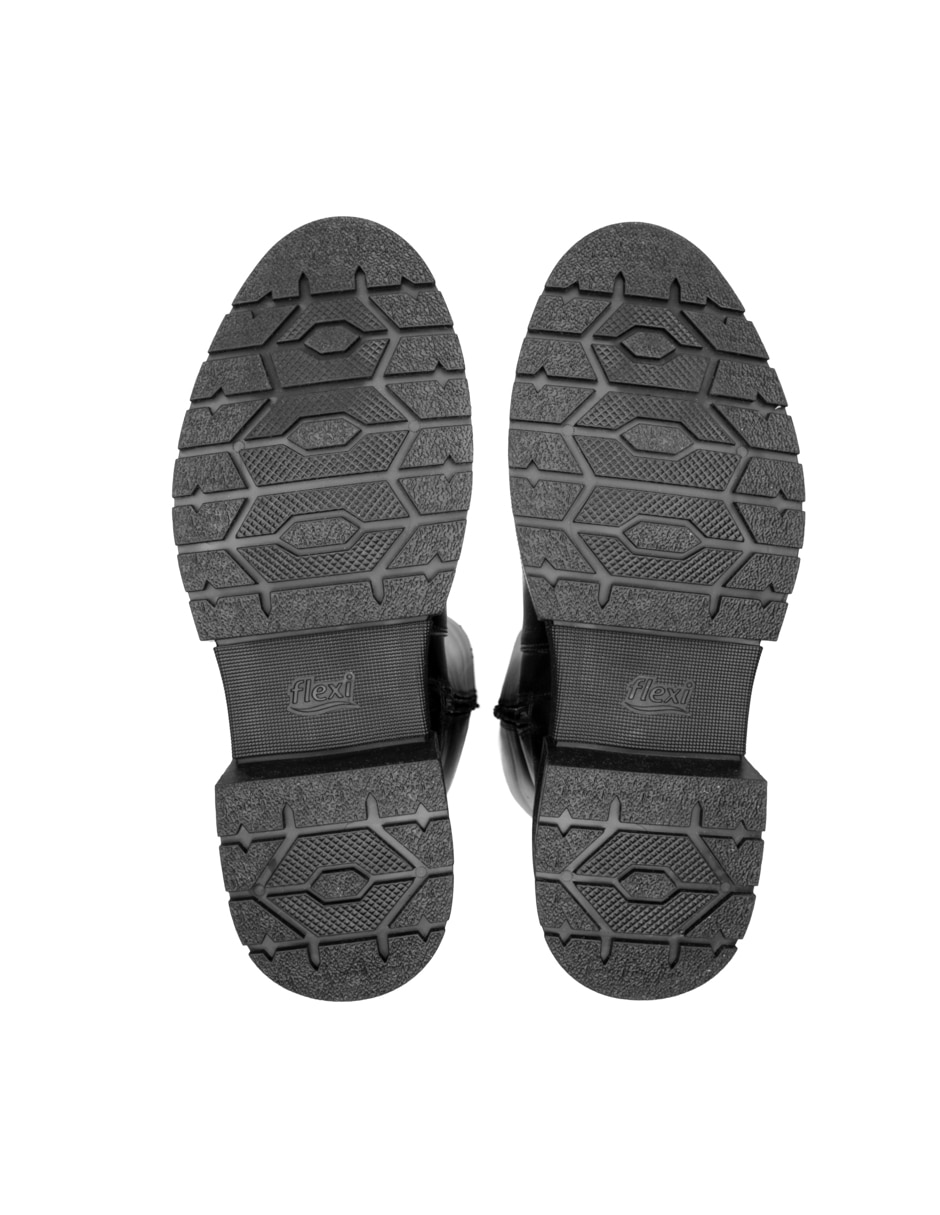 Bota abajo de la rodilla casual de piel para mujer 6