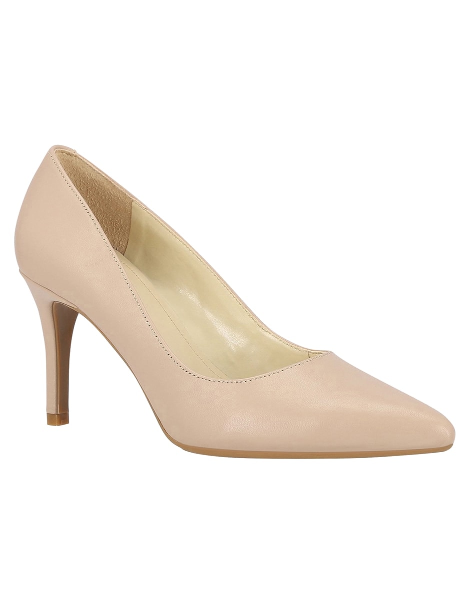 Zapatilla de piel