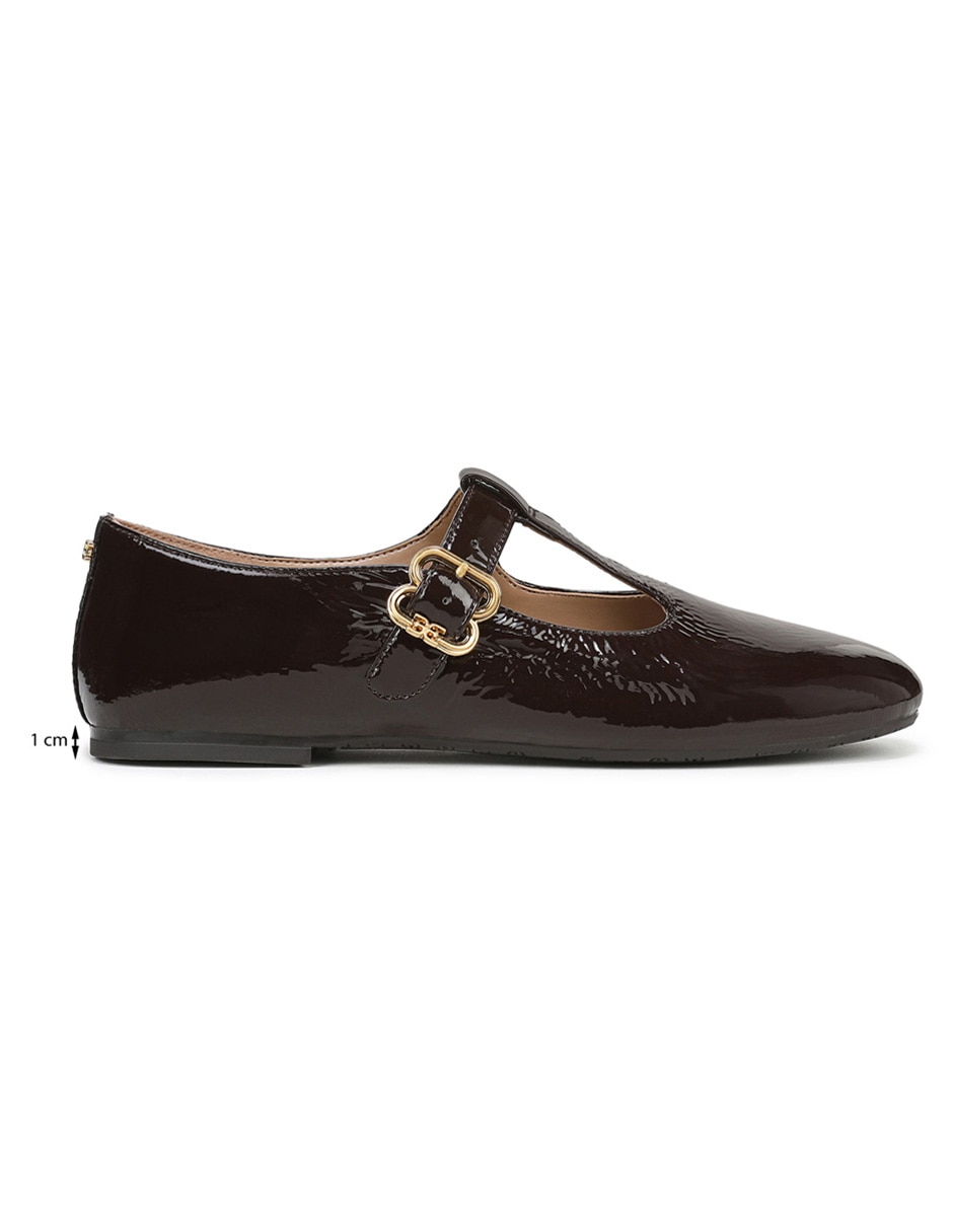 Balerina de piel para mujer 7