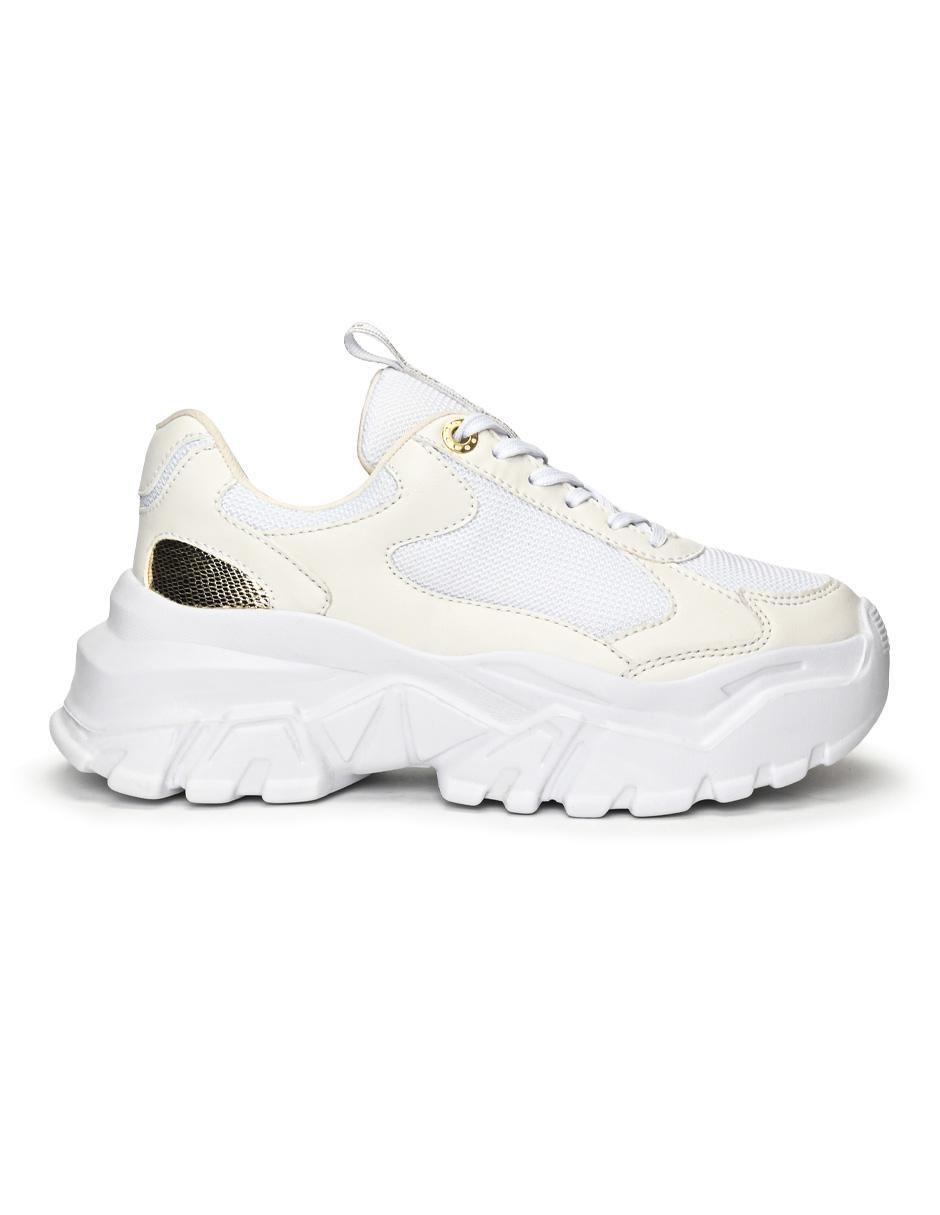 Tenis Deluxe Chunky Oro para mujer