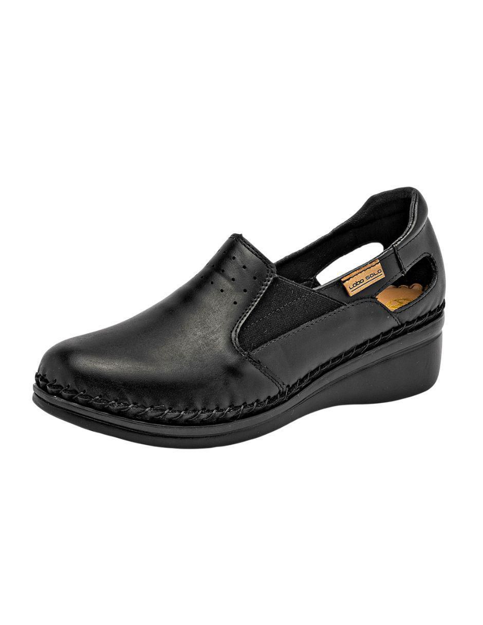 Zapato de piel para mujer
