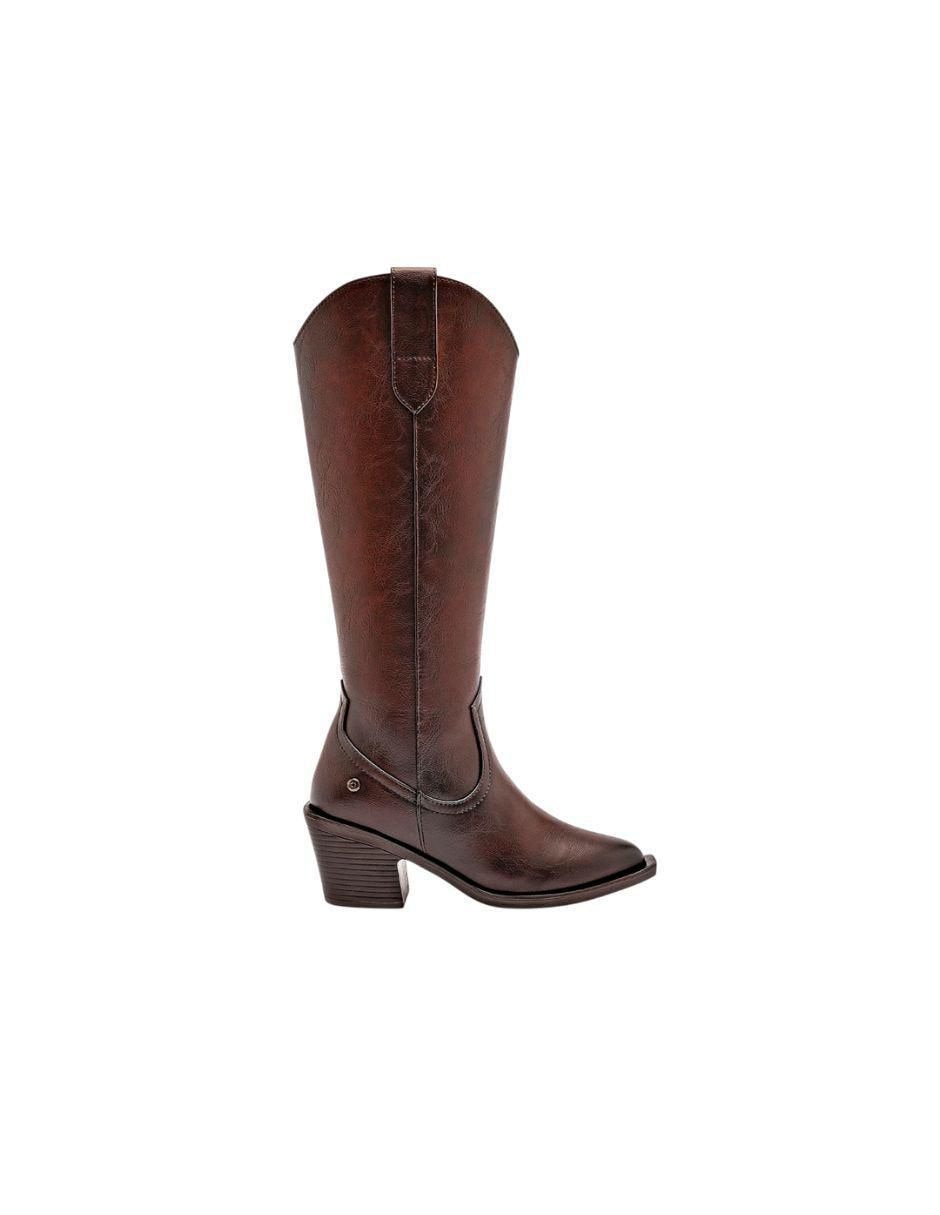 Bota cowboy media pierna para mujer 3