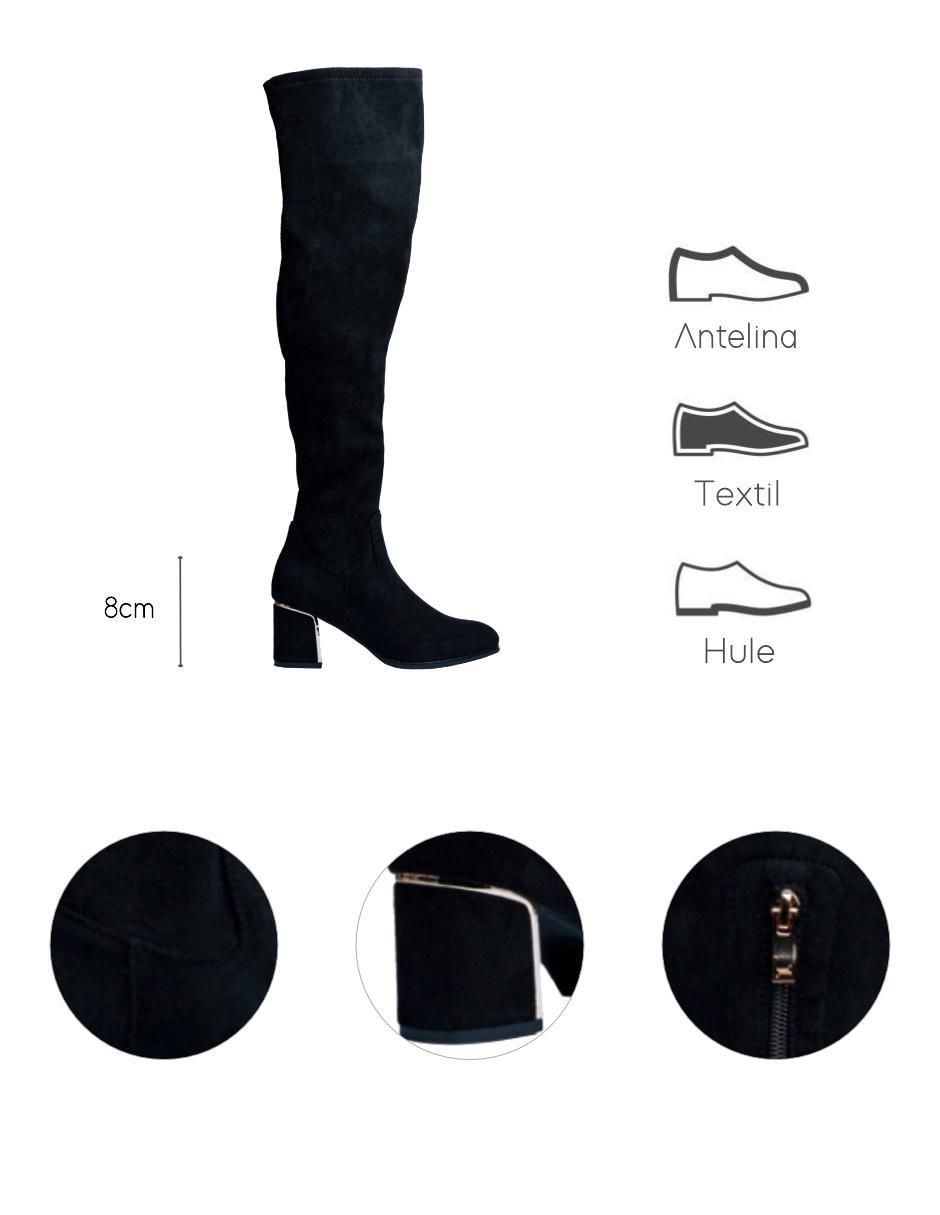 Bota arriba de la rodilla para mujer 7