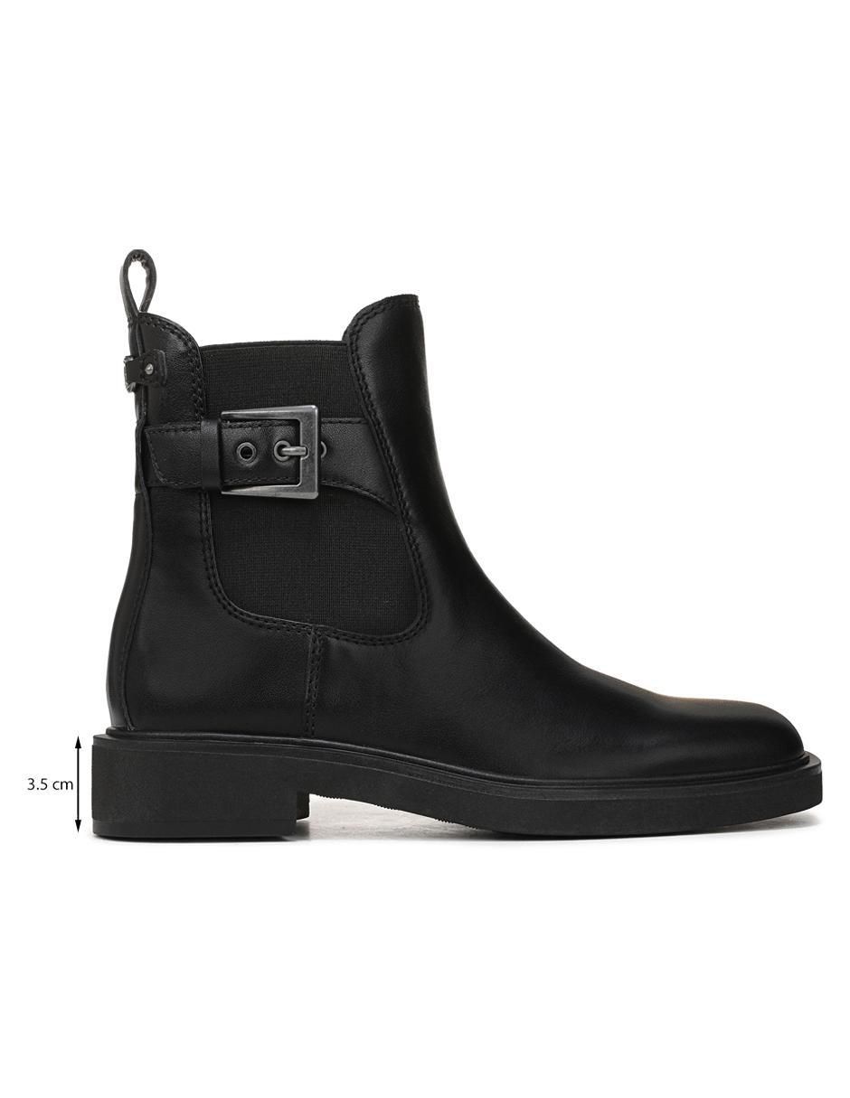 Bota arriba del tobillo de piel para mujer 7