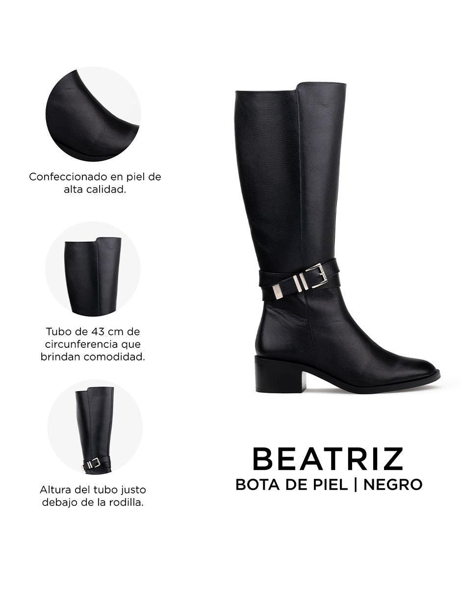 Bota abajo de la rodilla davenia bota larga davenia "de" piel "para mujer"