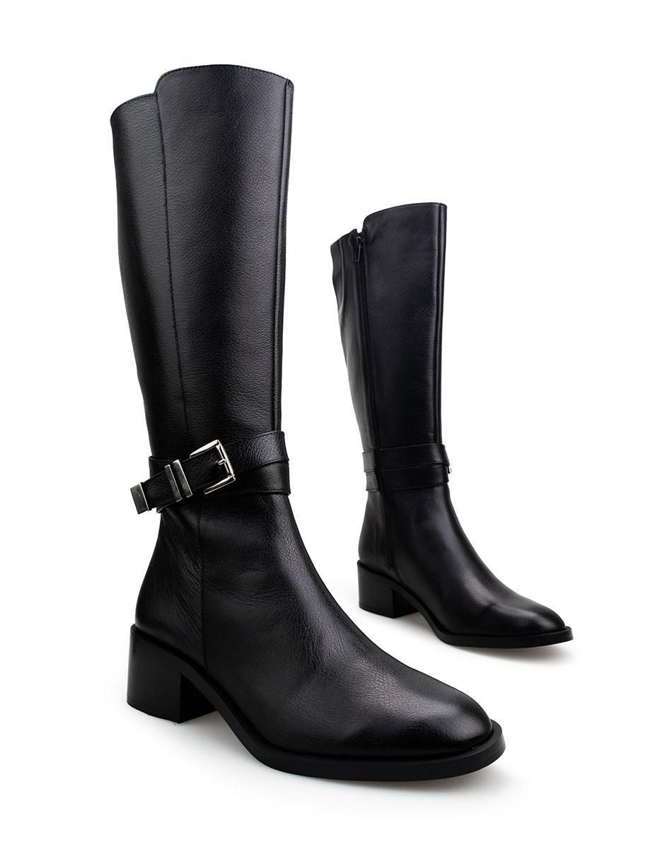 Bota abajo de la rodilla davenia bota larga davenia "de" piel "para mujer"