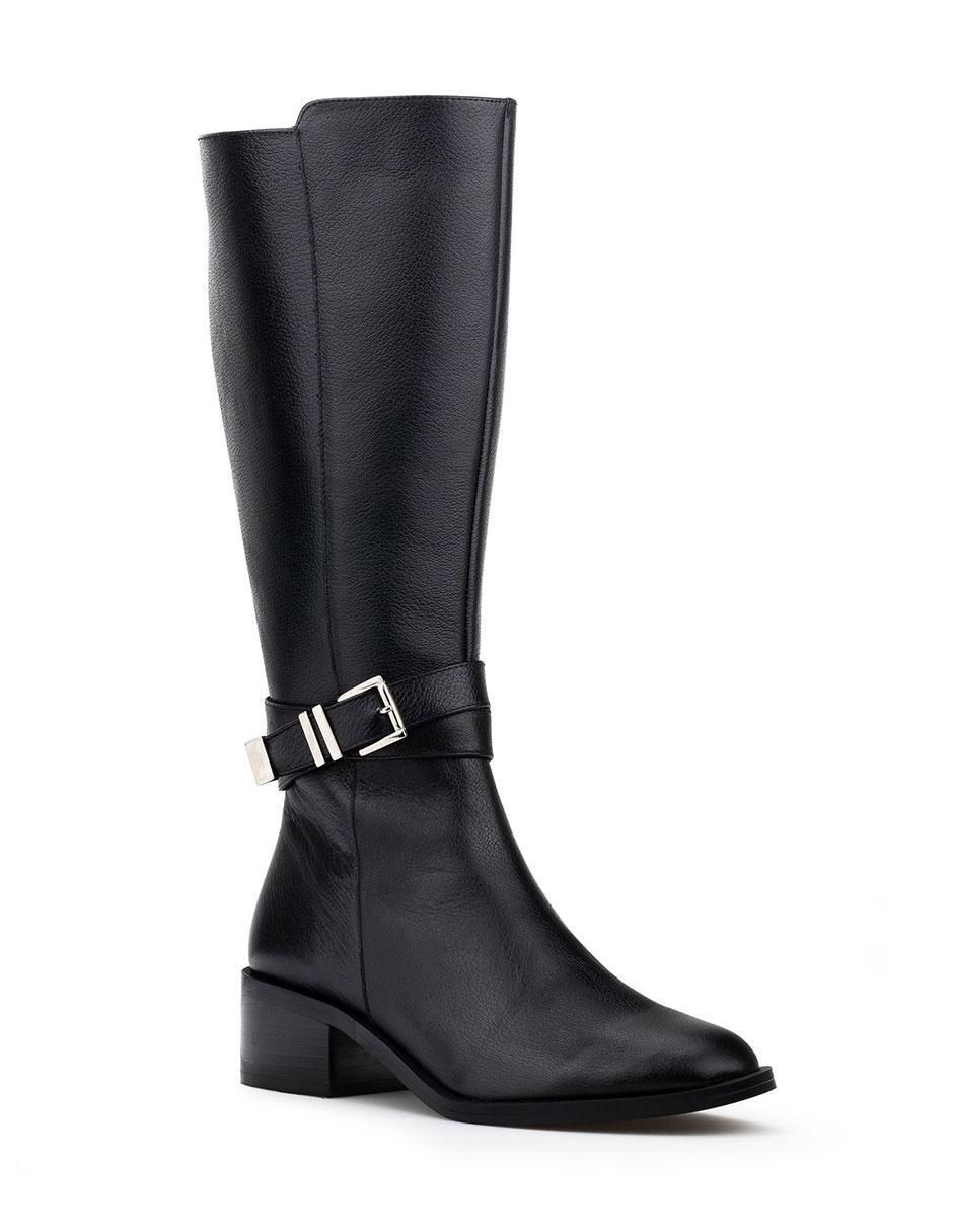 Bota abajo de la rodilla davenia bota larga davenia "de" piel "para mujer"