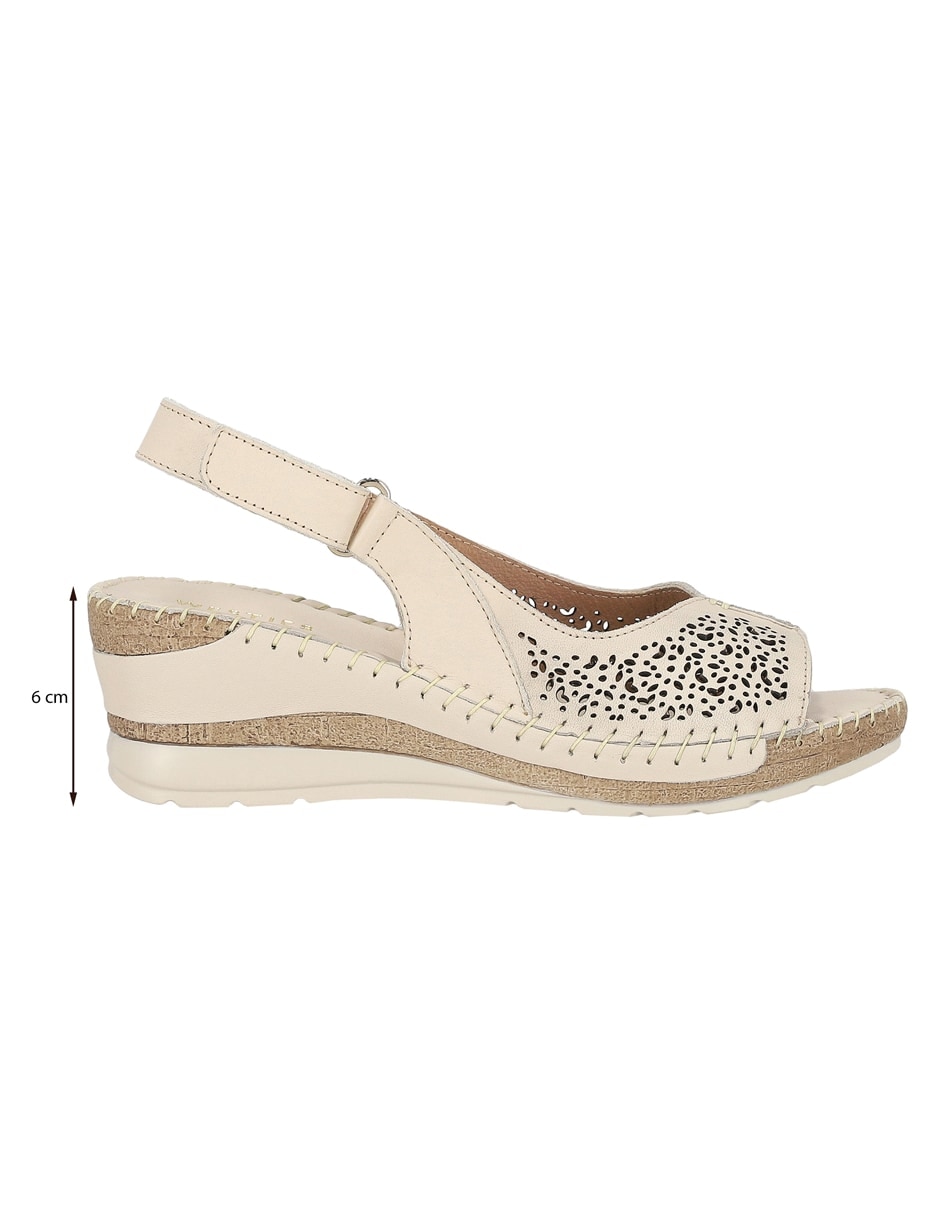 Sandalia comfort para mujer 8