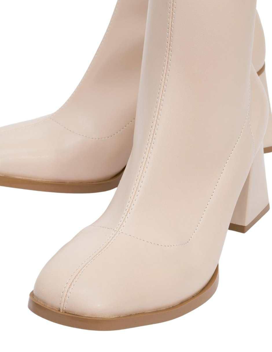 Bota arriba del tobillo Forever & Always Shoes Plesa de piel para mujer