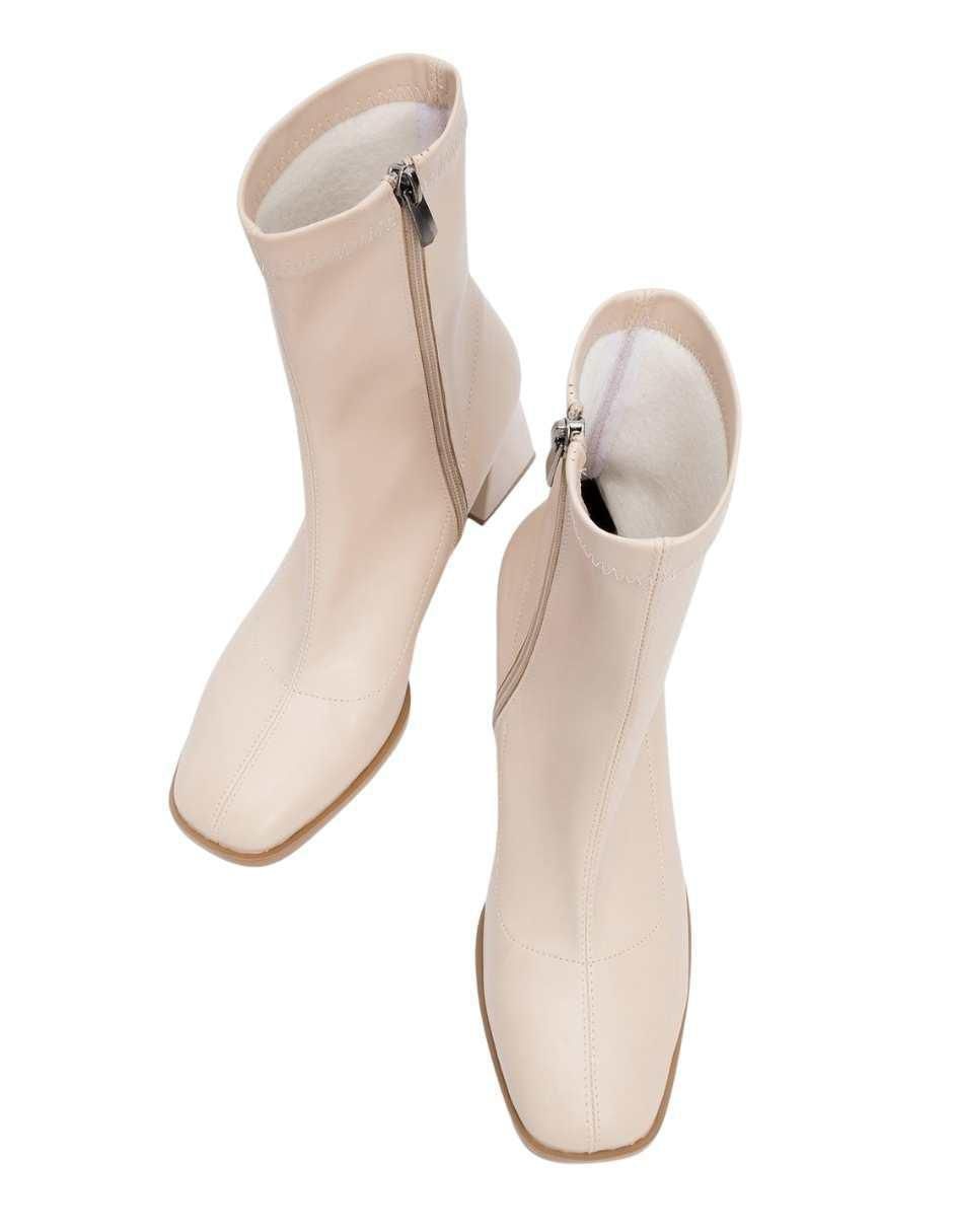 Bota arriba del tobillo Forever & Always Shoes Plesa de piel para mujer