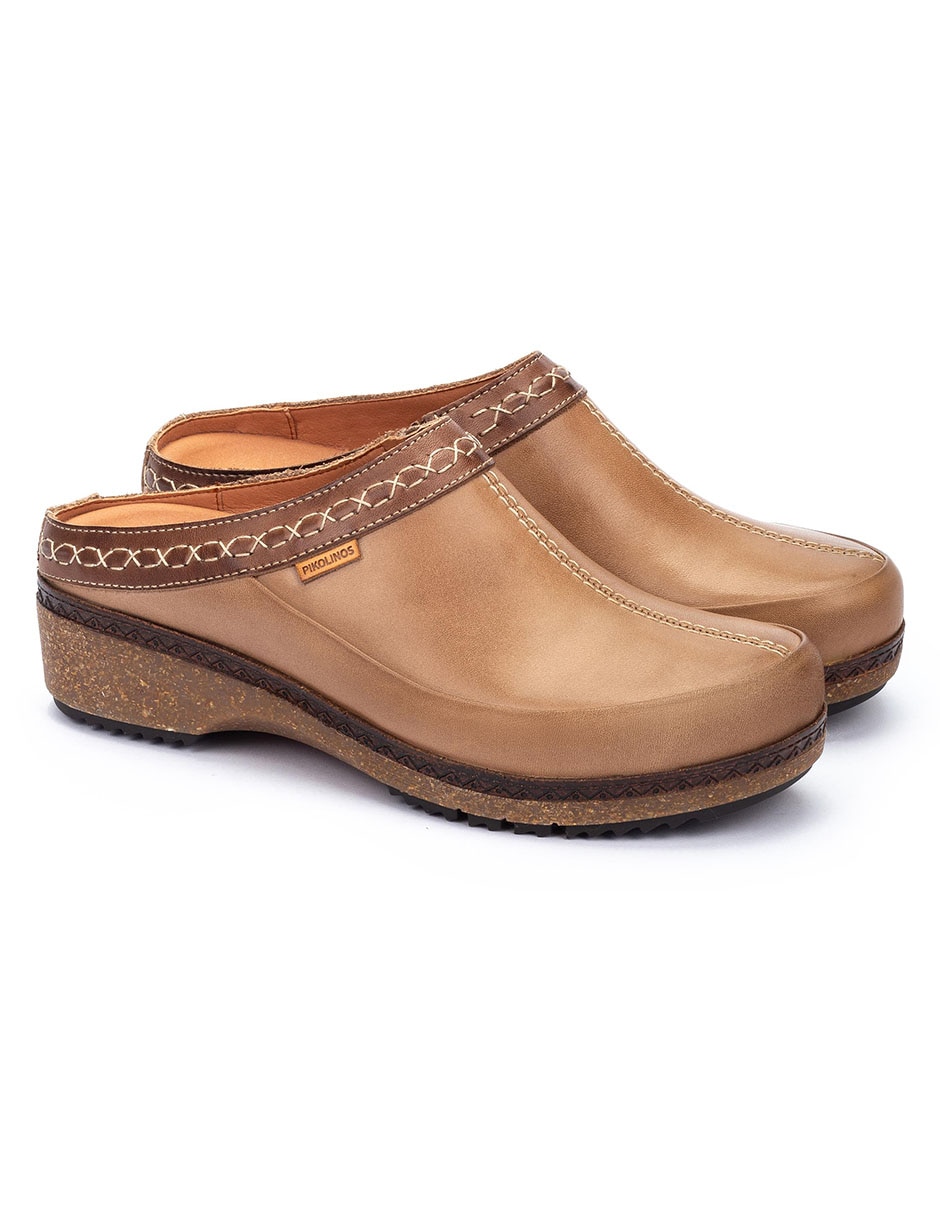 Zueco de piel para mujer 2