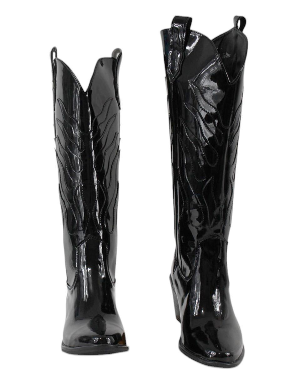 Bota cowboy abajo de la rodilla cowboy para mujer 3