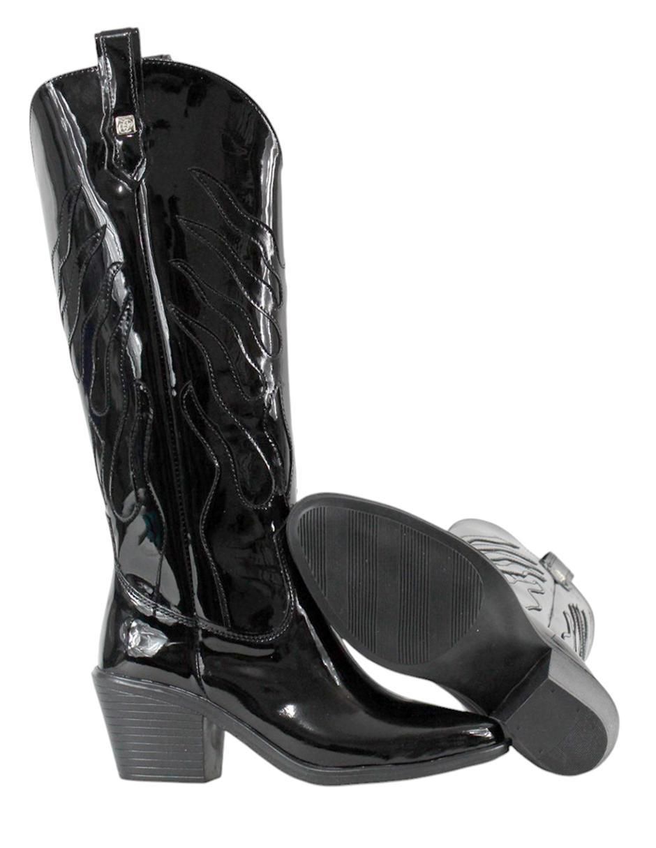 Bota cowboy abajo de la rodilla cowboy para mujer 8