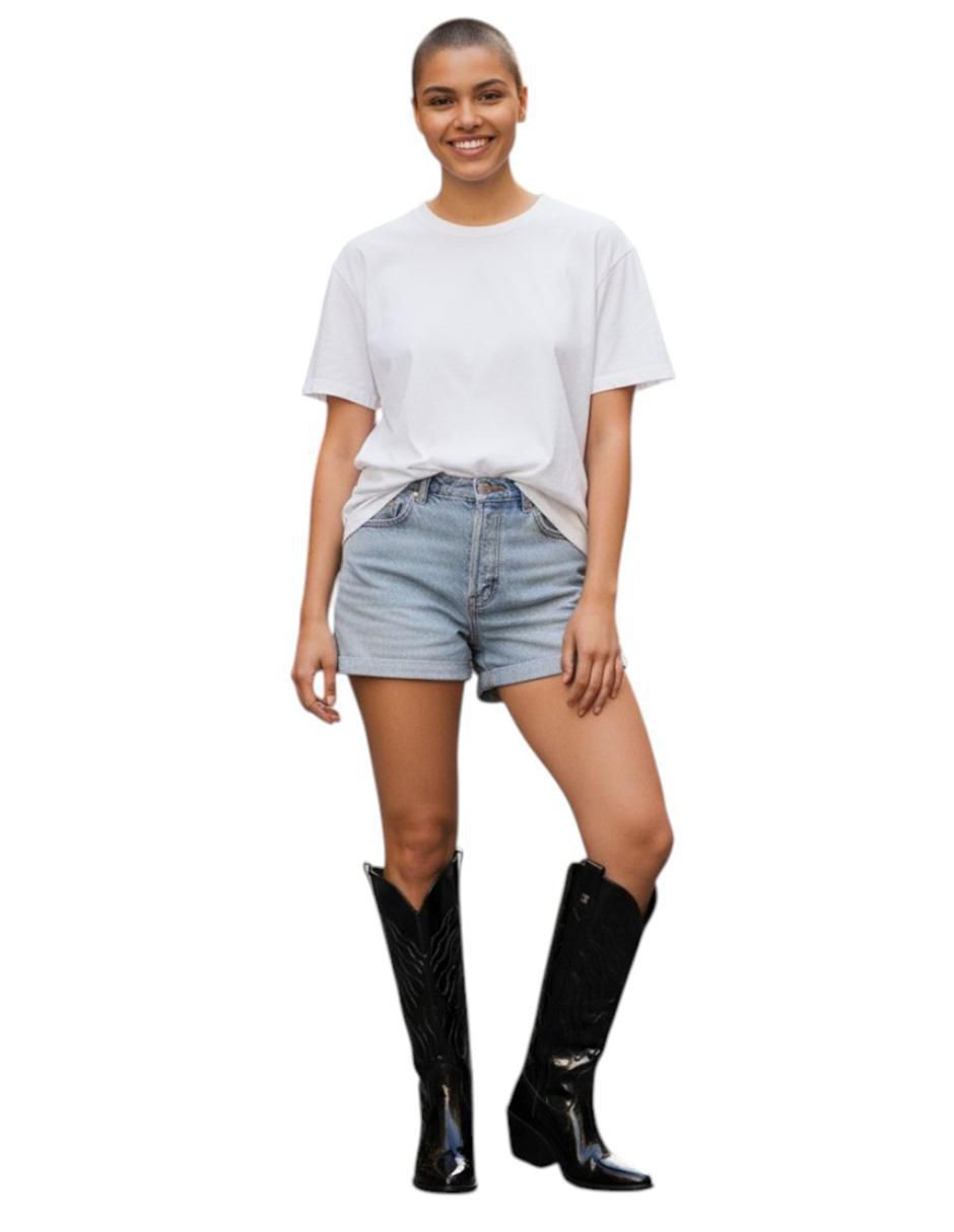 Bota cowboy abajo de la rodilla cowboy para mujer 10