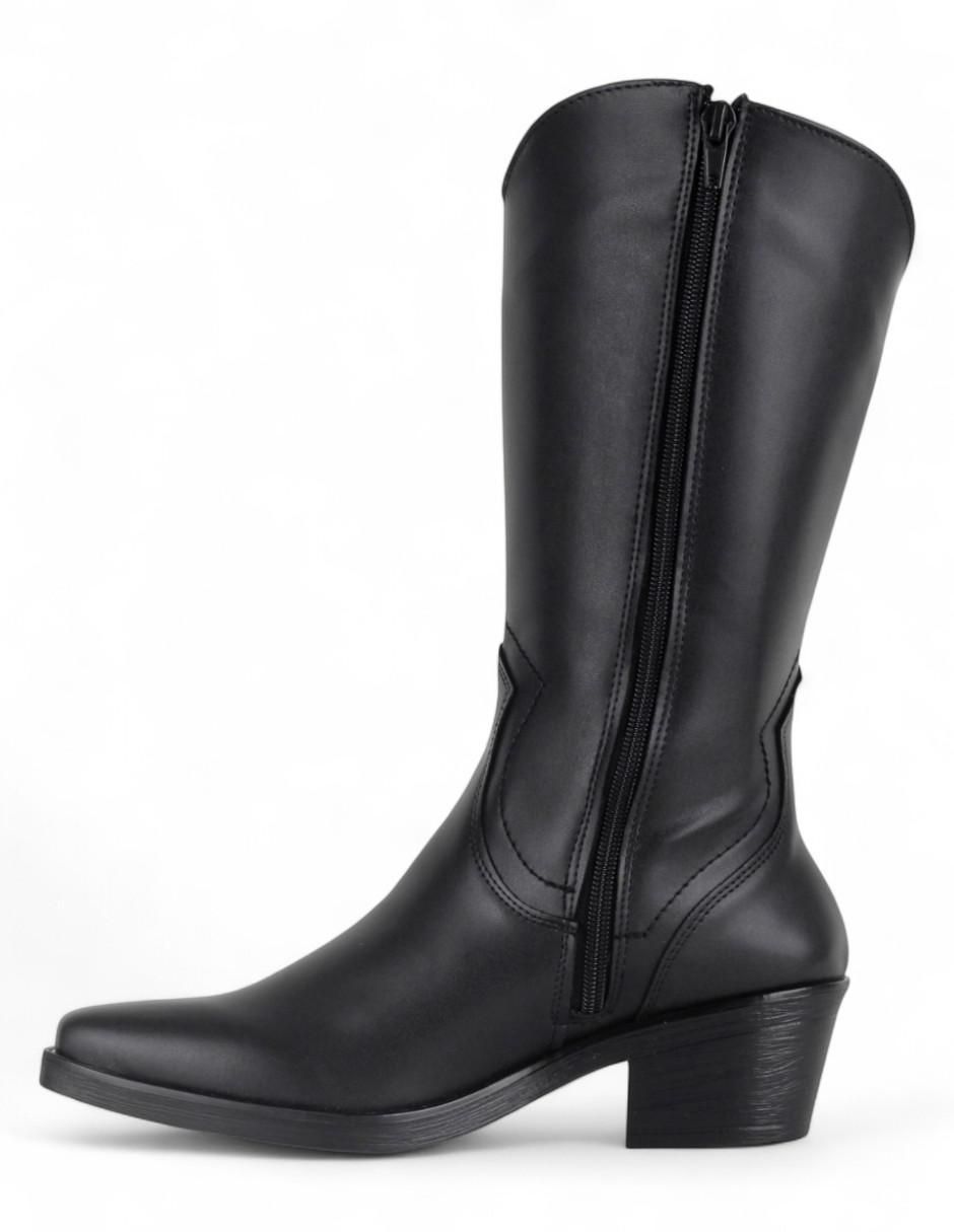 Bota cowboy abajo de la rodilla Rbvegano para mujer 4