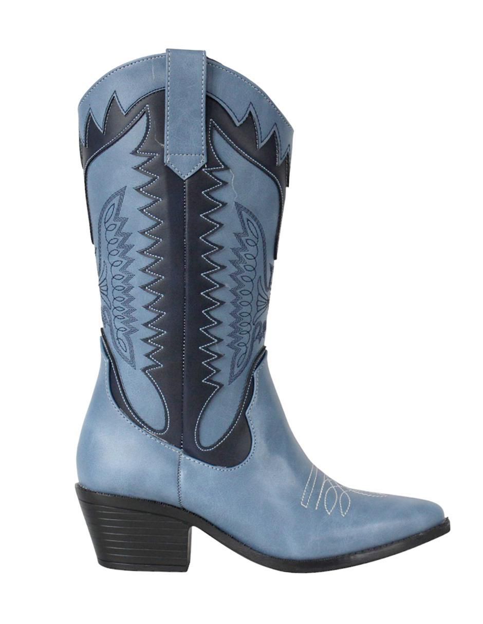 Bota cowboy abajo de la rodilla Vaquera para mujer