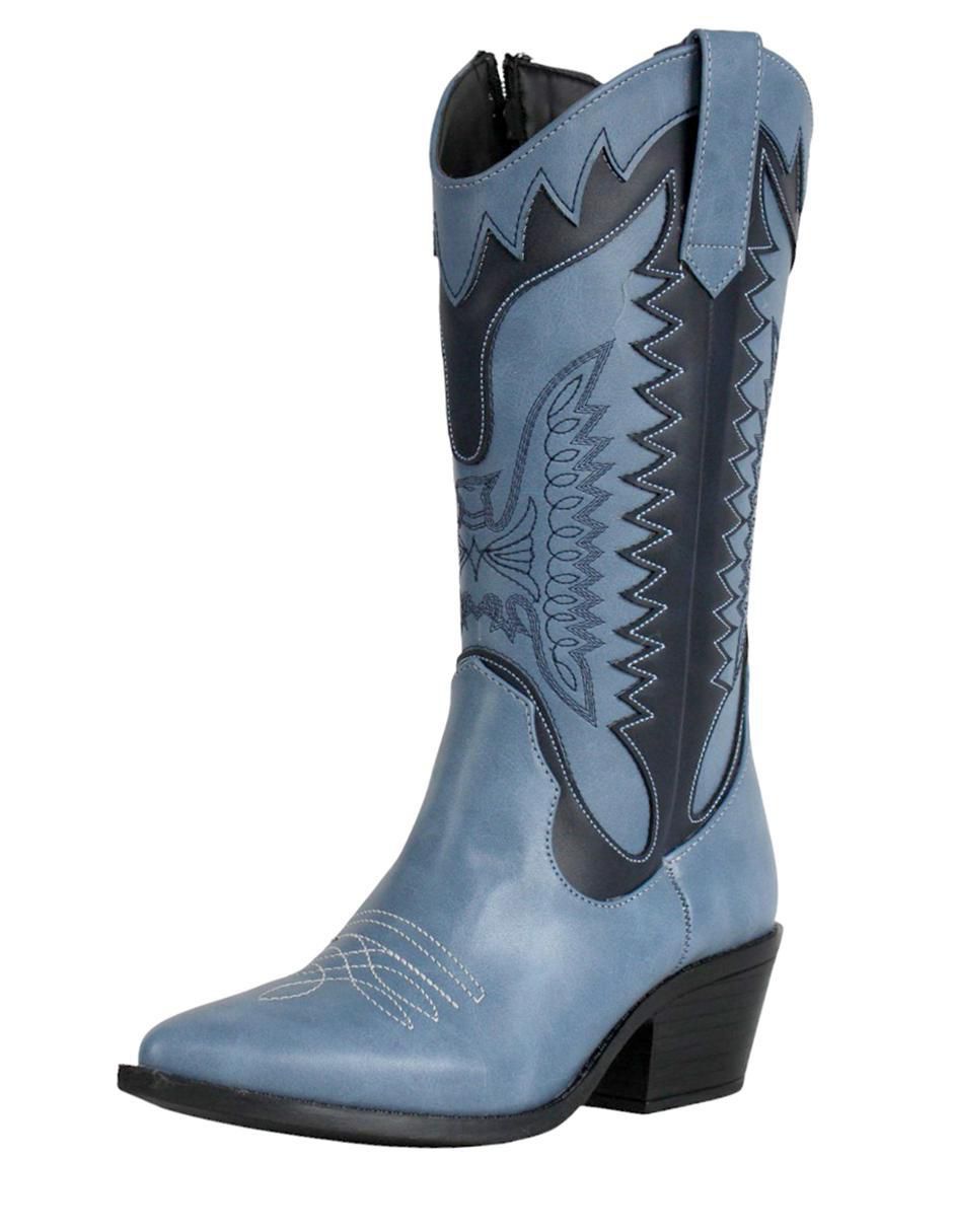 Bota cowboy abajo de la rodilla Vaquera para mujer 5
