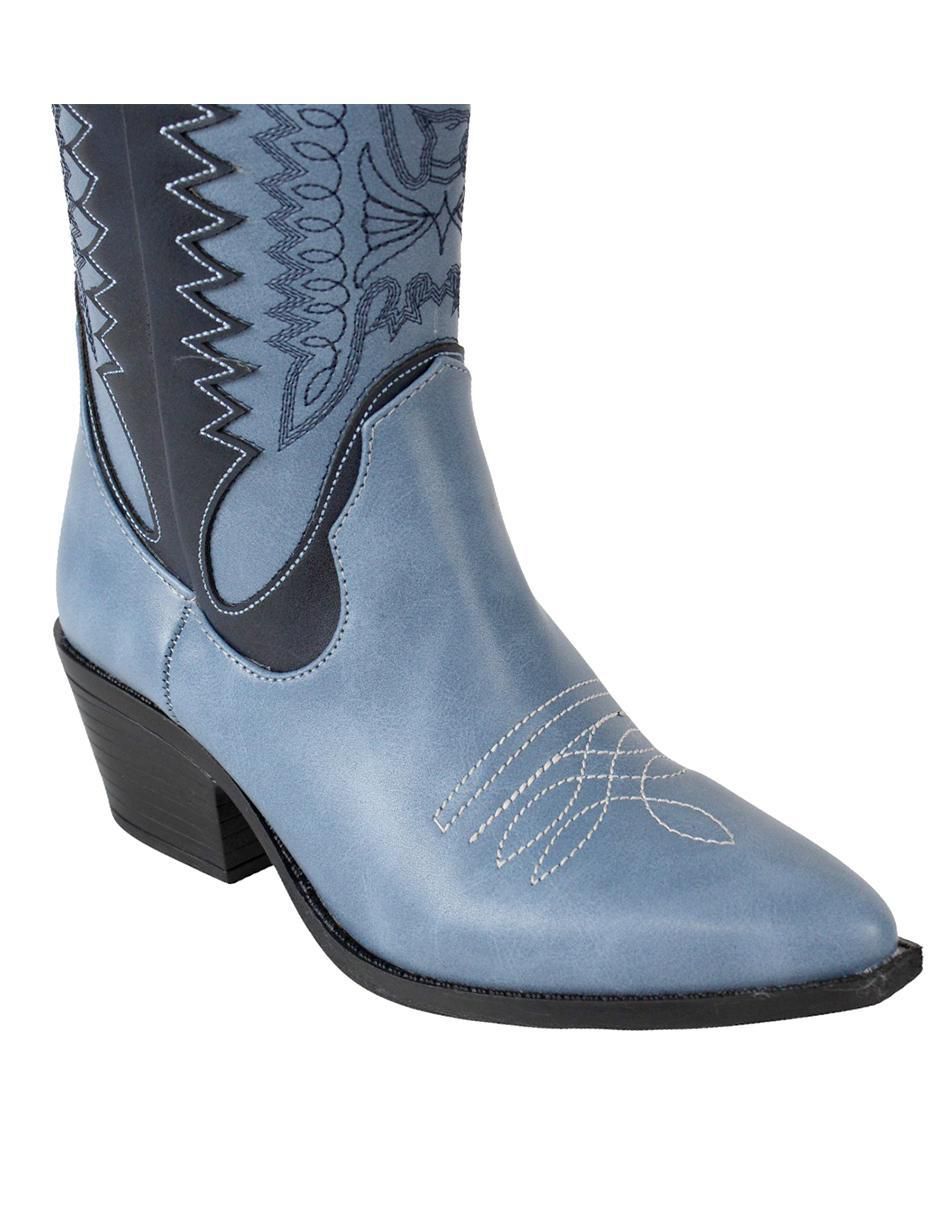 Bota cowboy abajo de la rodilla Vaquera para mujer 7