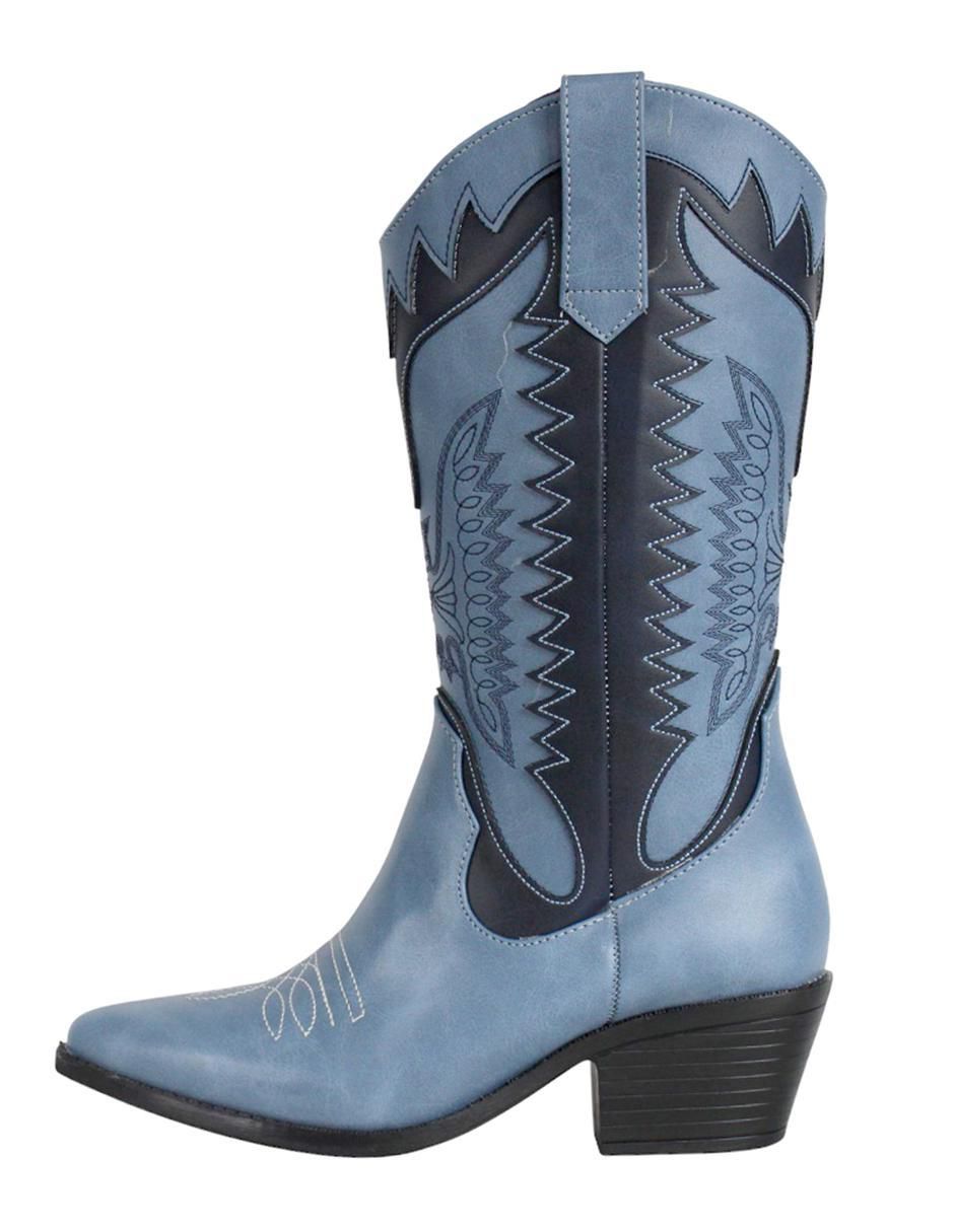 Bota cowboy abajo de la rodilla Vaquera para mujer 8