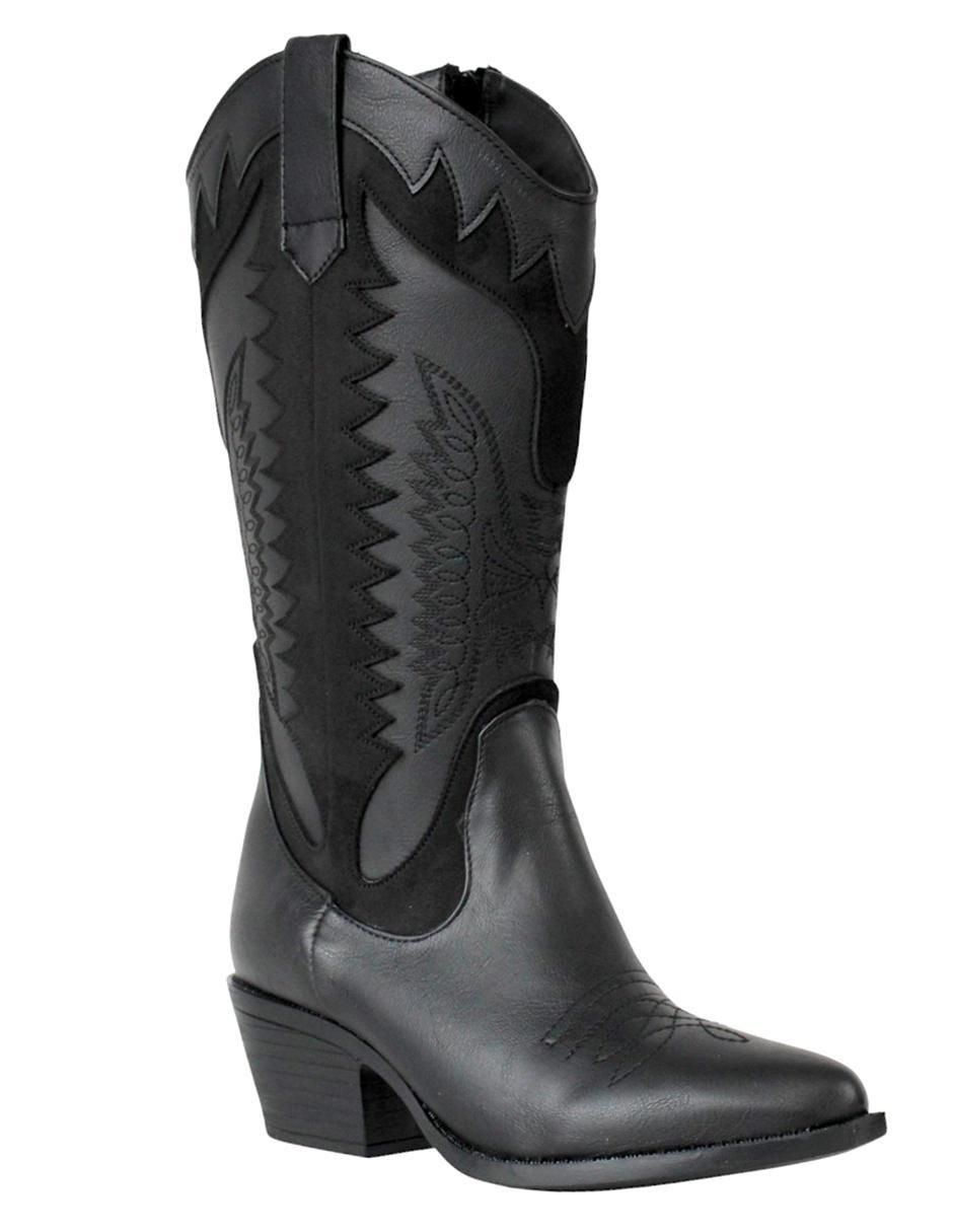Bota cowboy abajo de la rodilla Vaquera para mujer 2