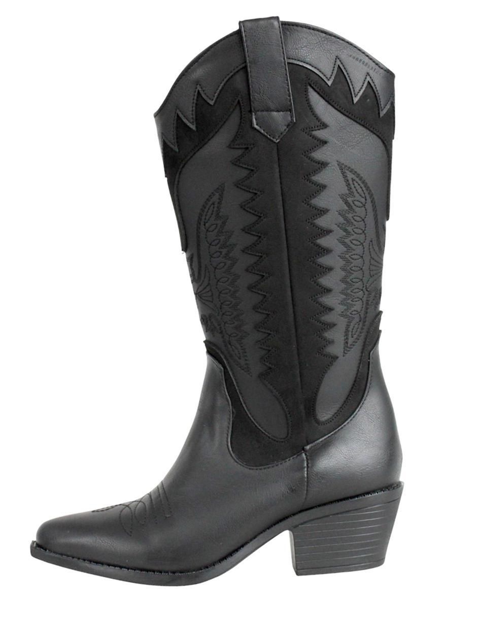 Bota cowboy abajo de la rodilla Vaquera para mujer 5