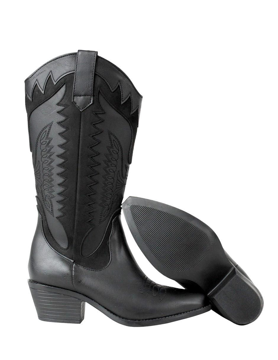 Bota cowboy abajo de la rodilla Vaquera para mujer 9
