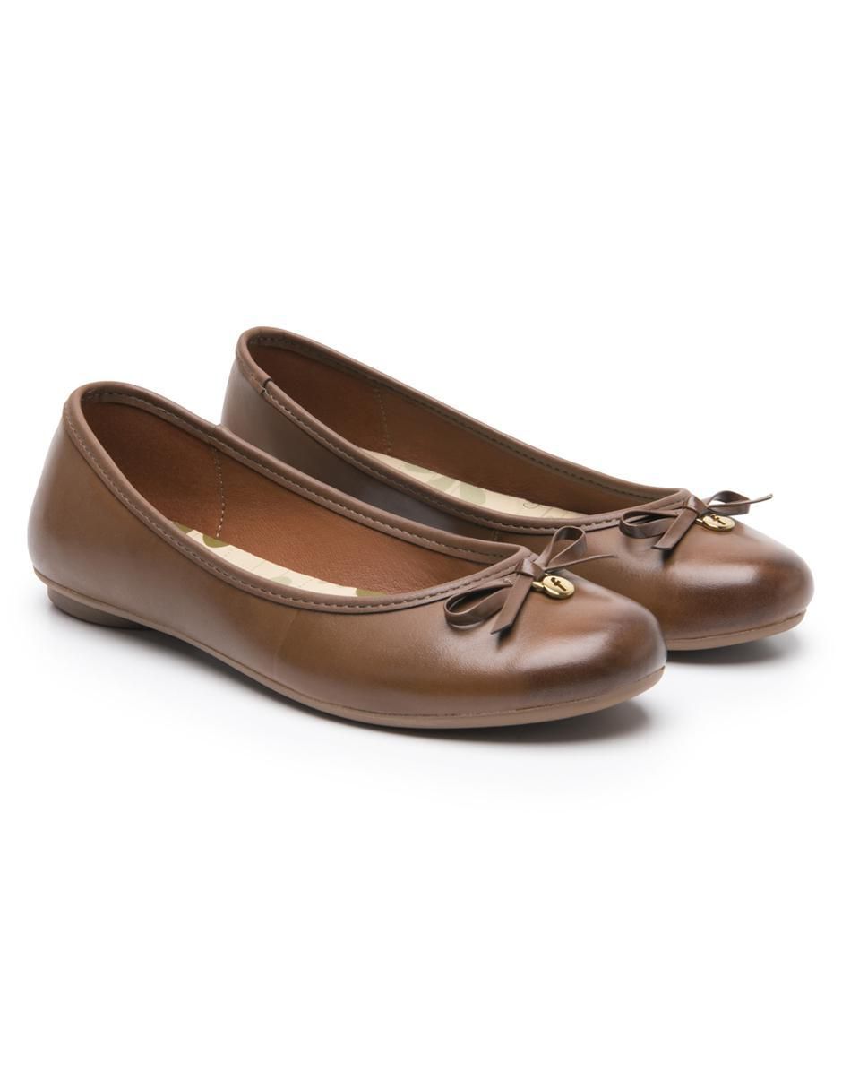 Balerina de piel para mujer 10