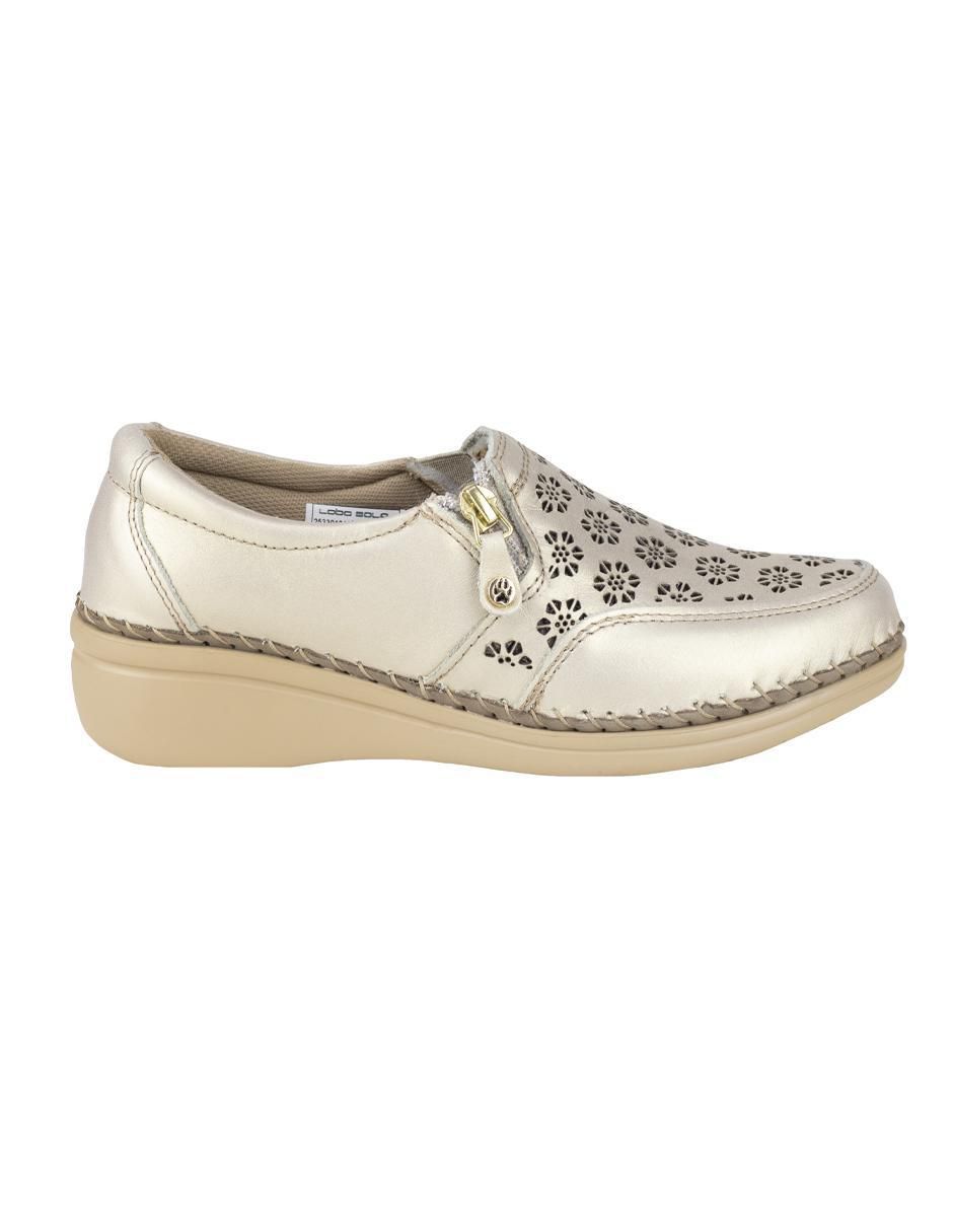 "zapato" lobo solo sin familia "de" piel "para mujer"