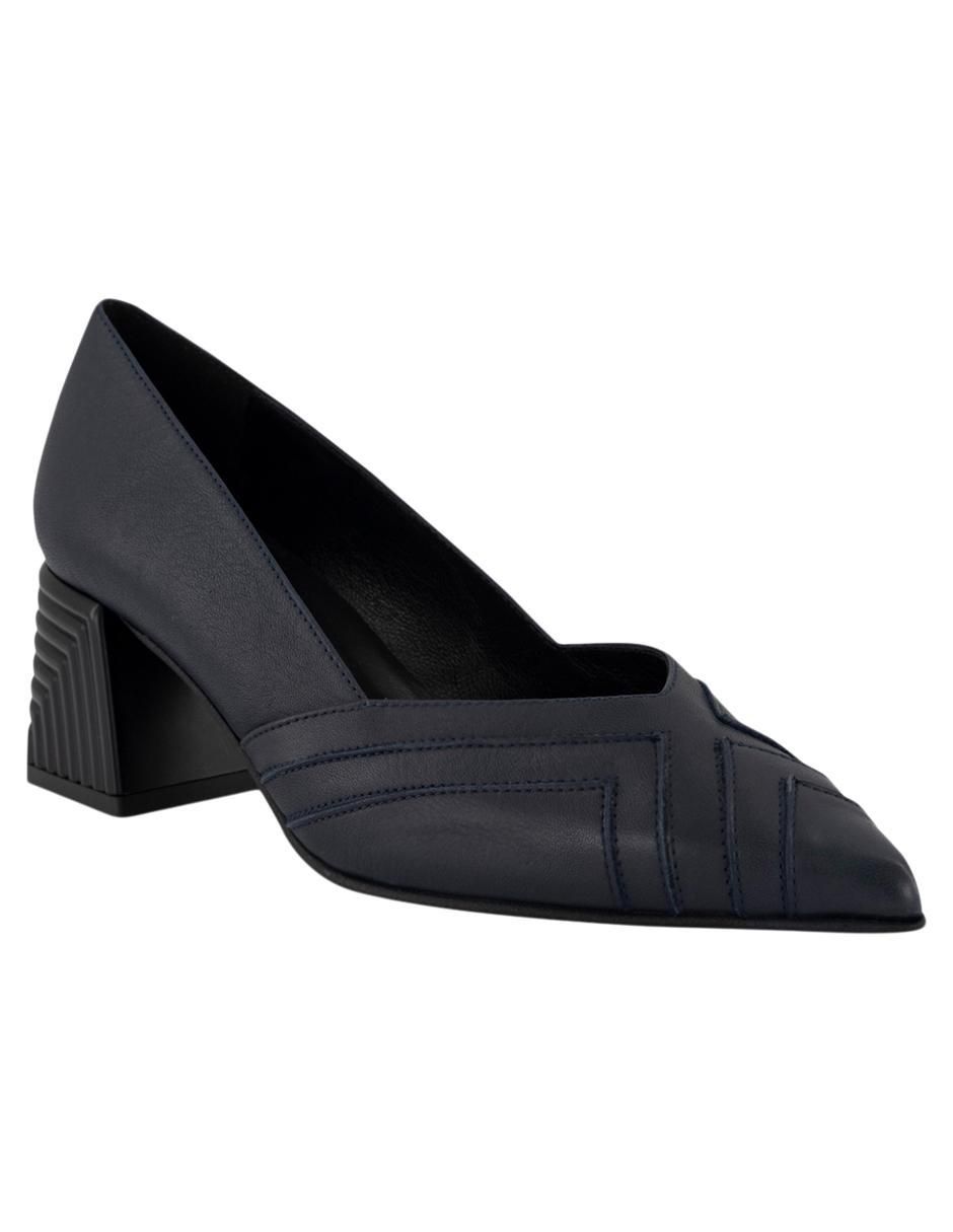 Zapatilla de piel