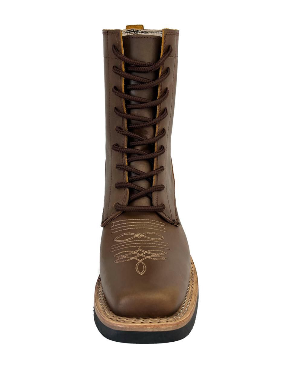 Bota cowboy media pierna Vaquero de piel bovino para mujer 2