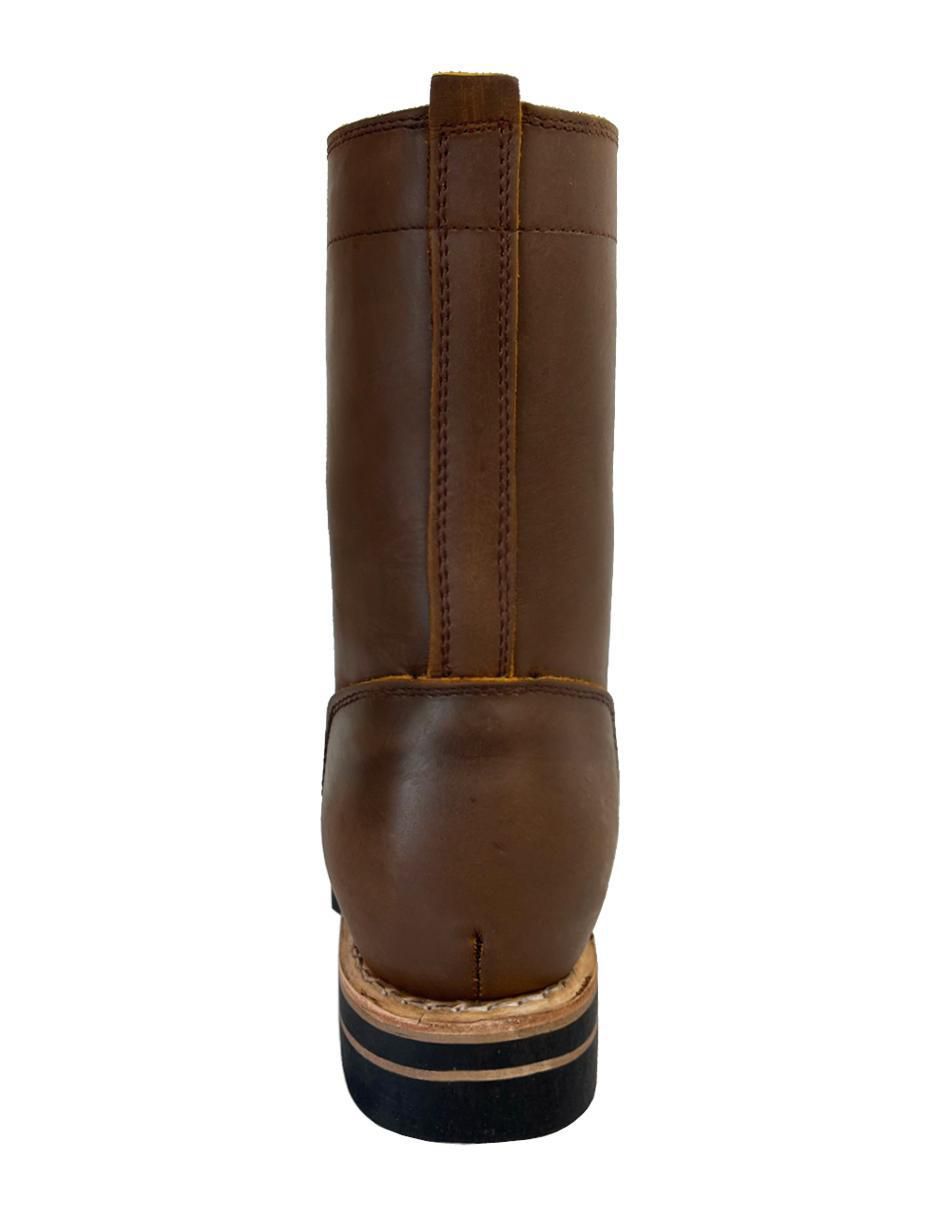Bota cowboy media pierna Vaquero de piel bovino para mujer 4