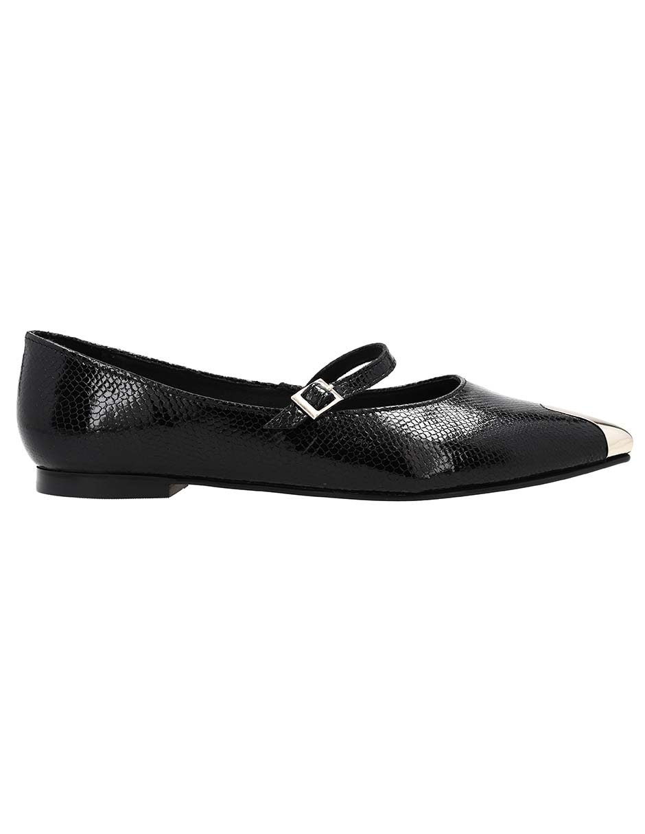 Balerina de piel para mujer 4