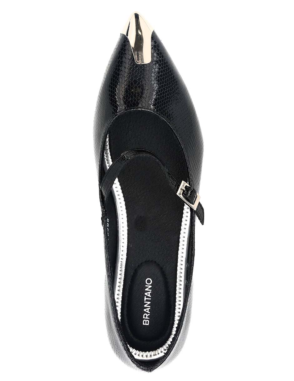 Balerina de piel para mujer 5