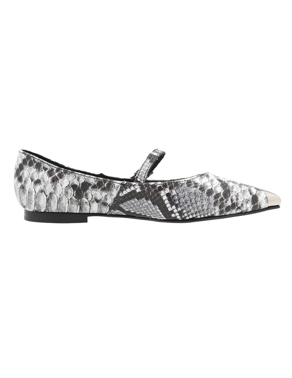 Balerina Matilda de piel para mujer 4