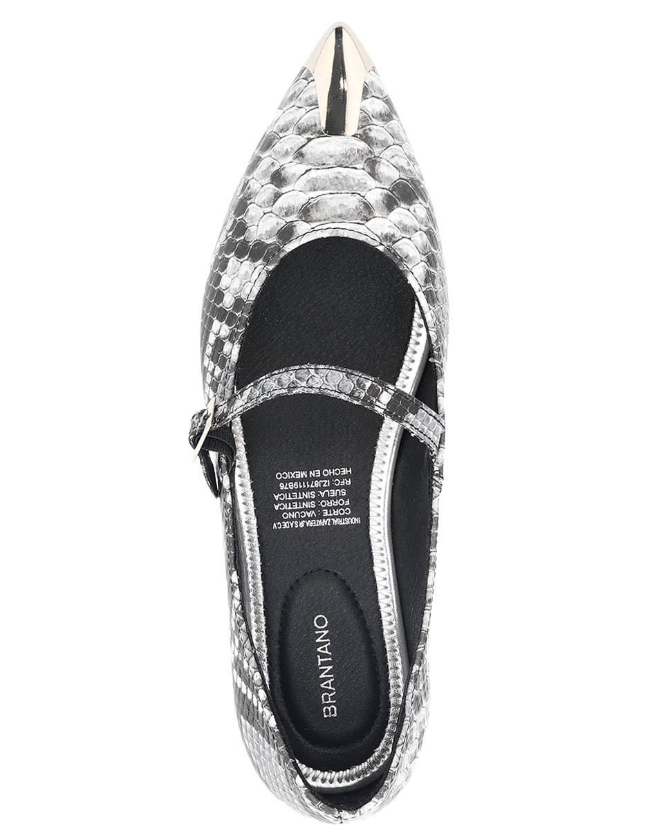 Balerina Matilda de piel para mujer 5