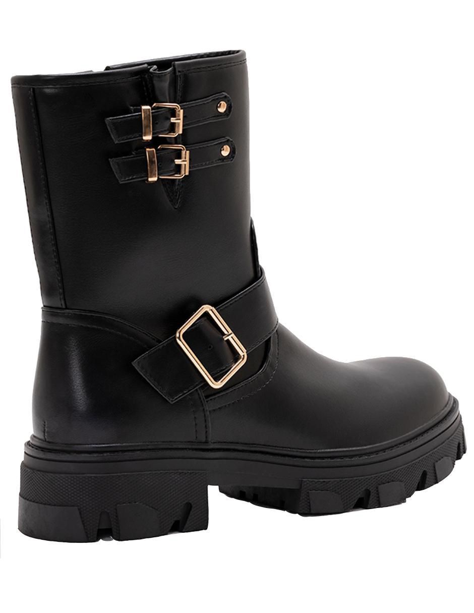 Bota chelsea media pierna para mujer 2