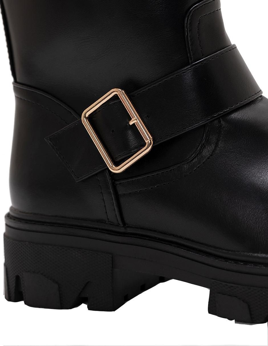 Bota chelsea media pierna para mujer 3