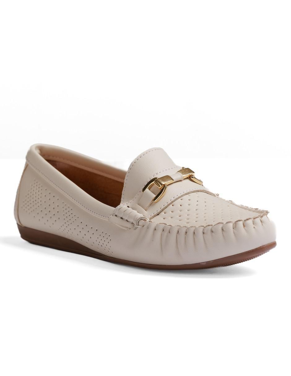 Mocasín Lucy de piel para mujer