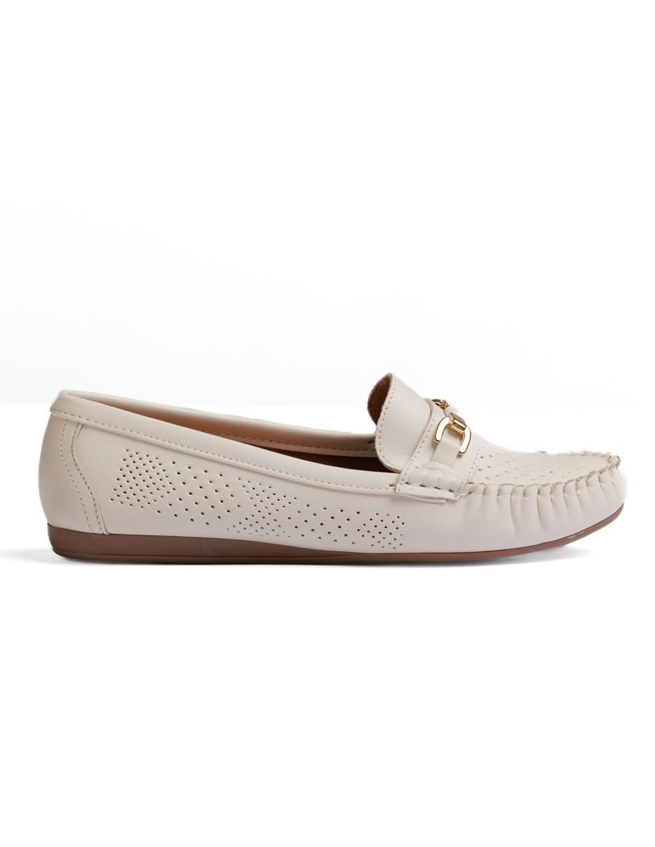 Mocasín Lucy de piel para mujer 2
