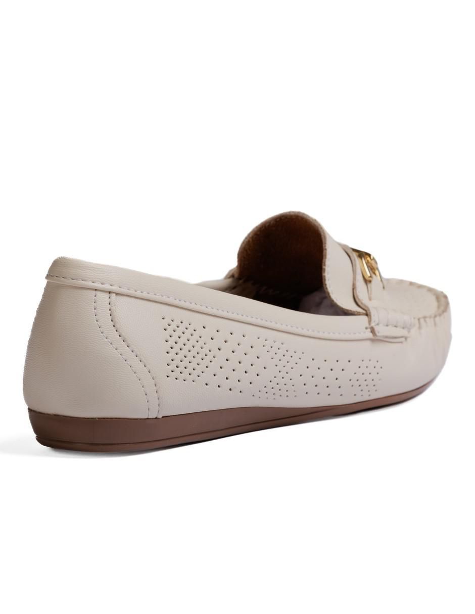 Mocasín Lucy de piel para mujer 3