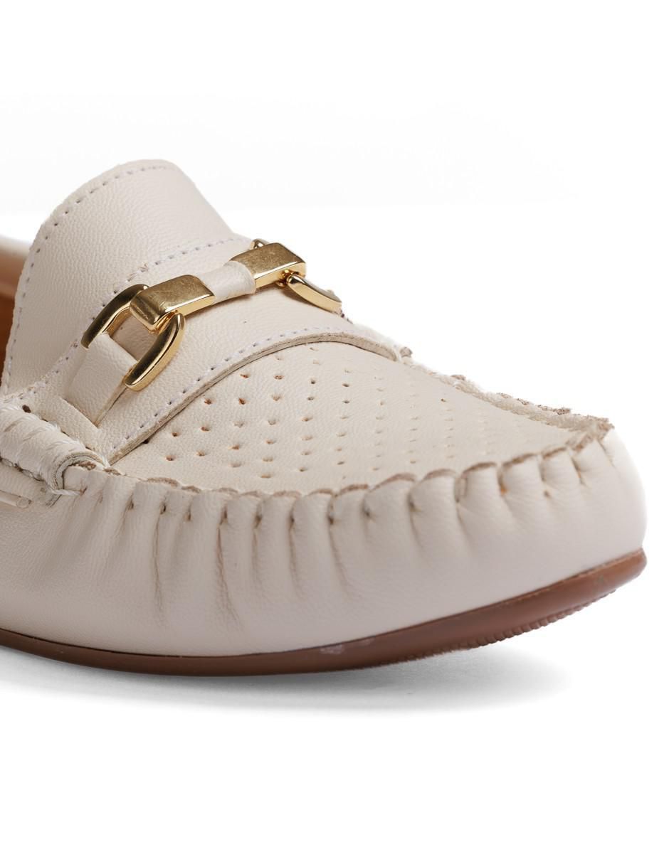 Mocasín Lucy de piel para mujer 5