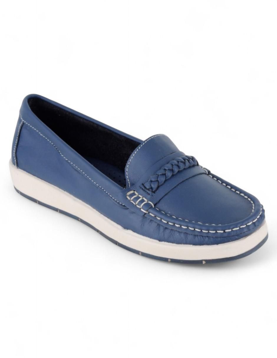 Zapato de piel para mujer