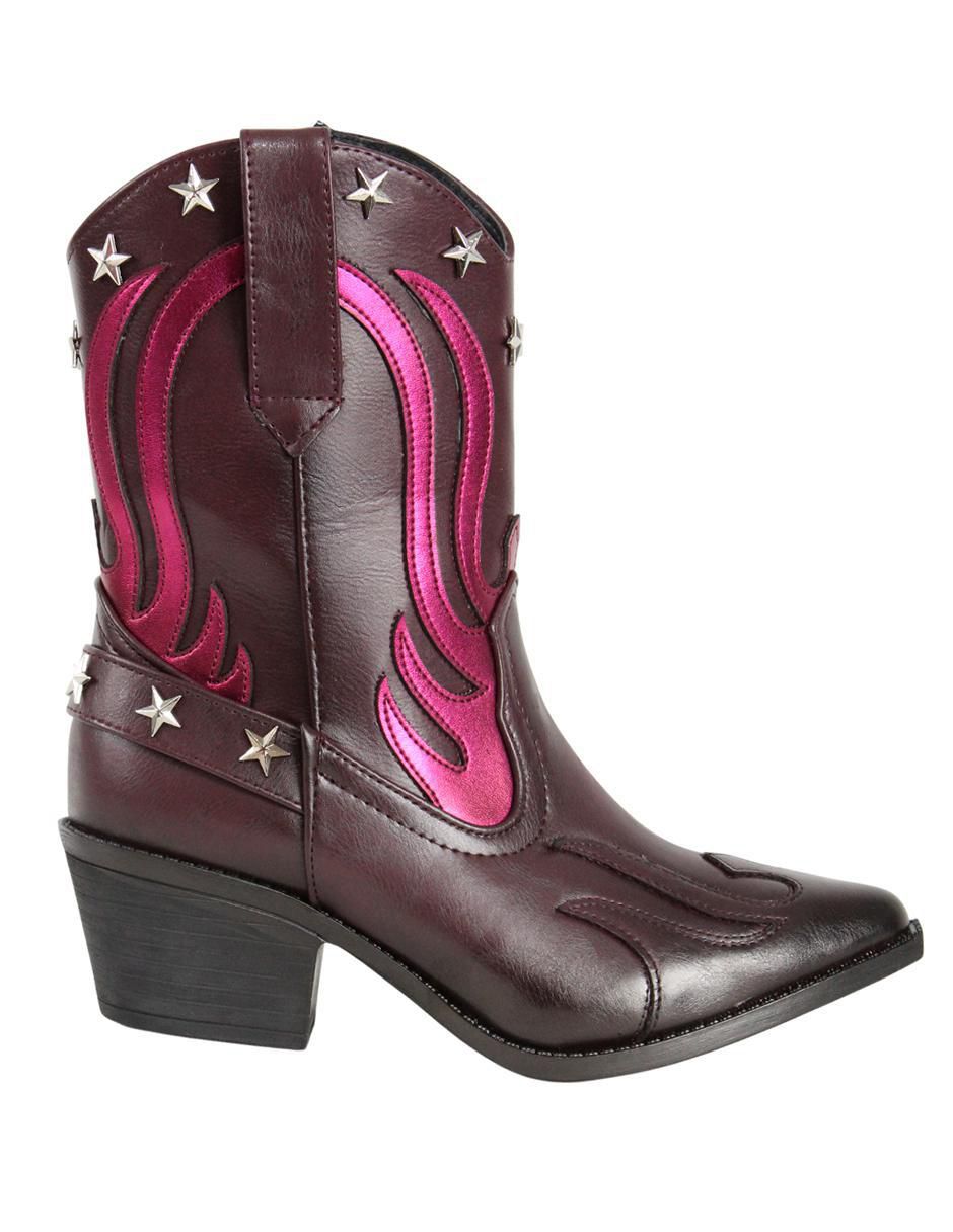 Bota arriba del tobillo Cowboy para mujer