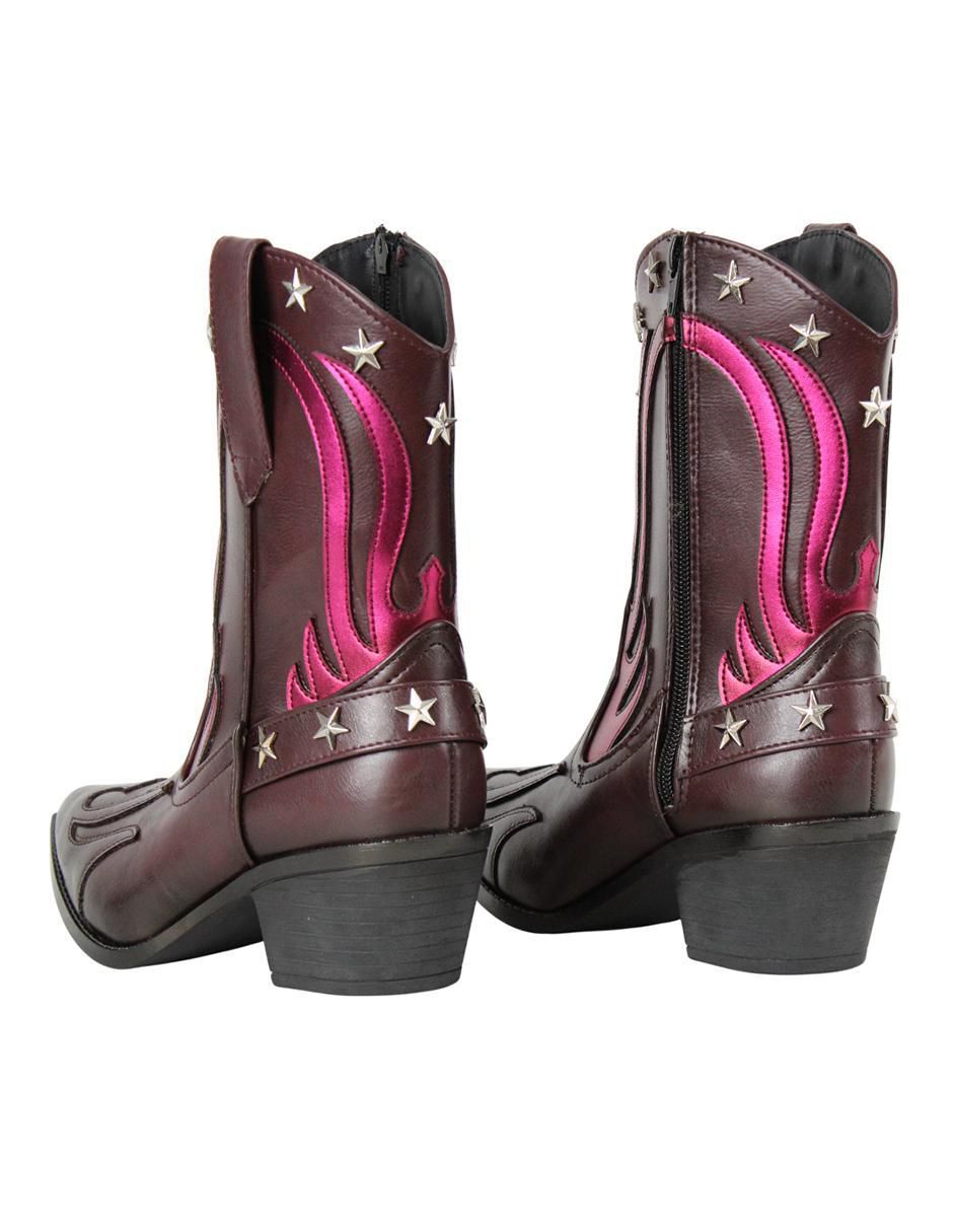 Bota arriba del tobillo Cowboy para mujer 3