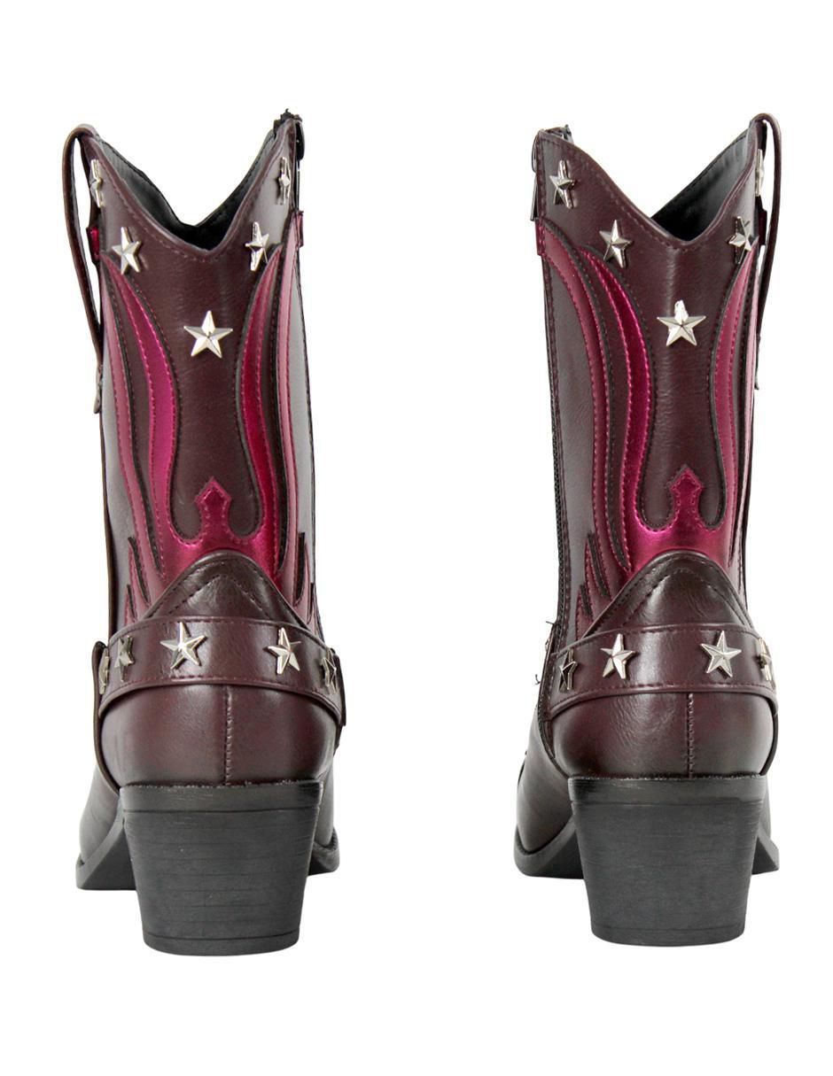 Bota arriba del tobillo Cowboy para mujer 7