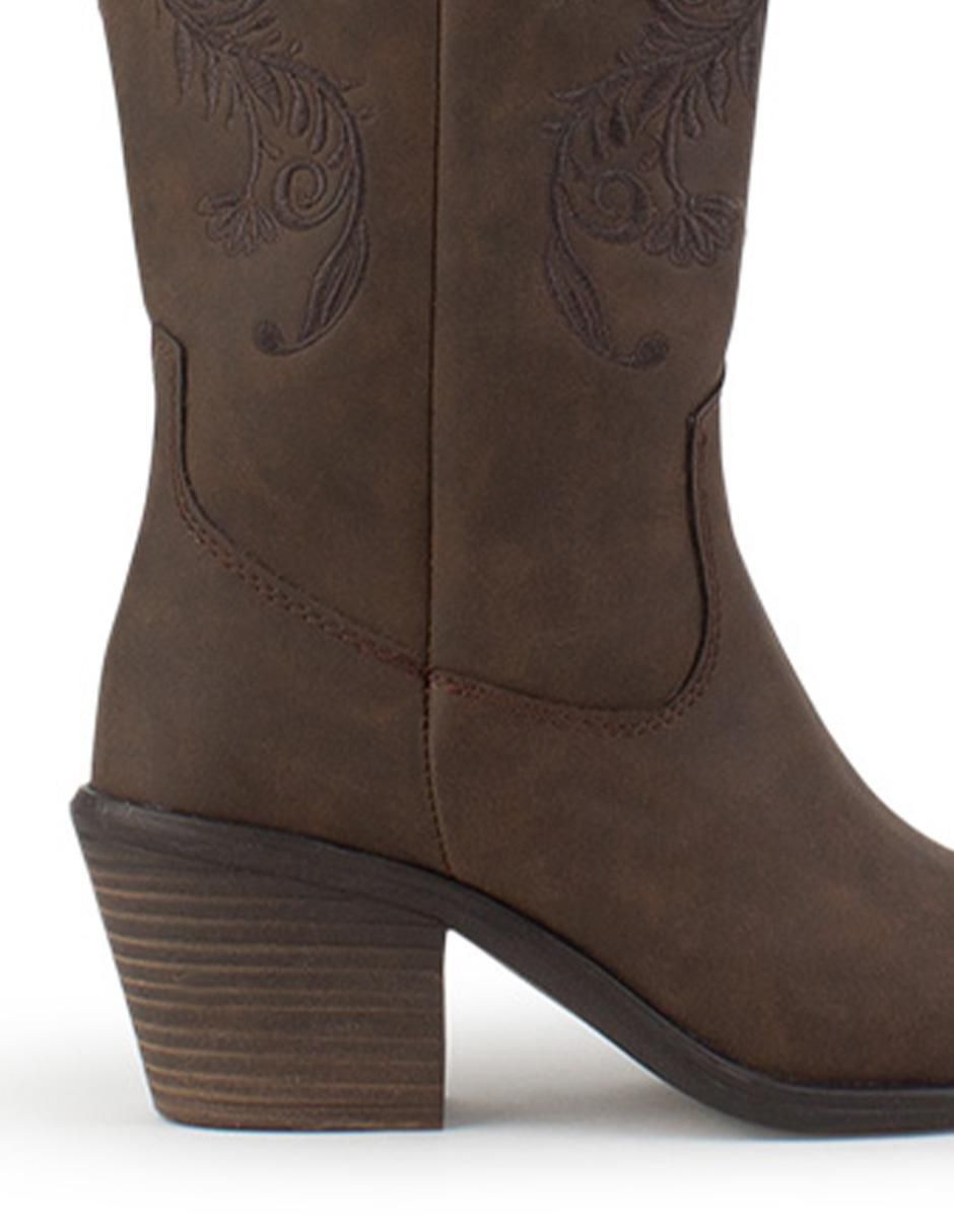 Bota cowboy abajo de la rodilla para mujer 4
