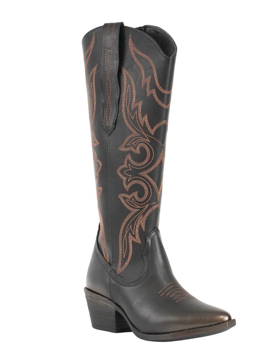 Bota cowboy abajo de la rodilla para mujer 2