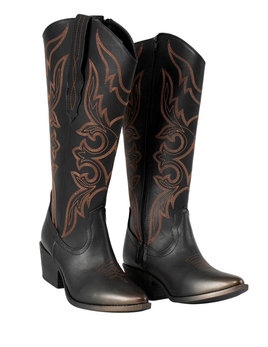 Bota cowboy abajo de la rodilla para mujer 5