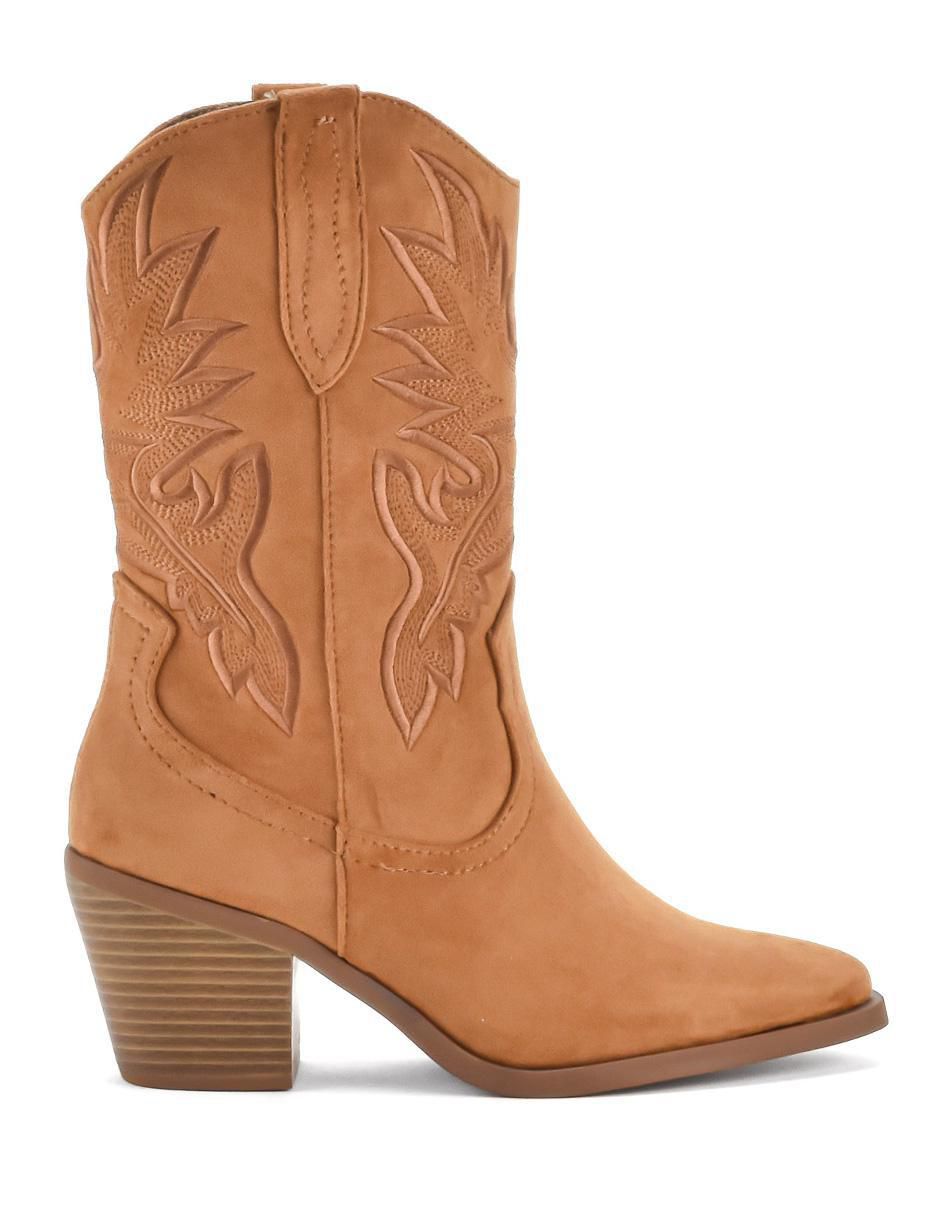 Bota cowboy abajo de la rodilla para mujer