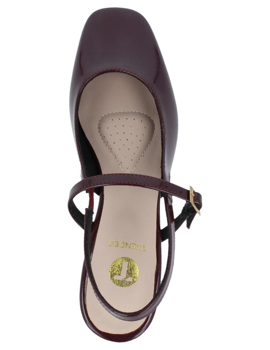 Balerina Xgales 4121 de charol para mujer 5